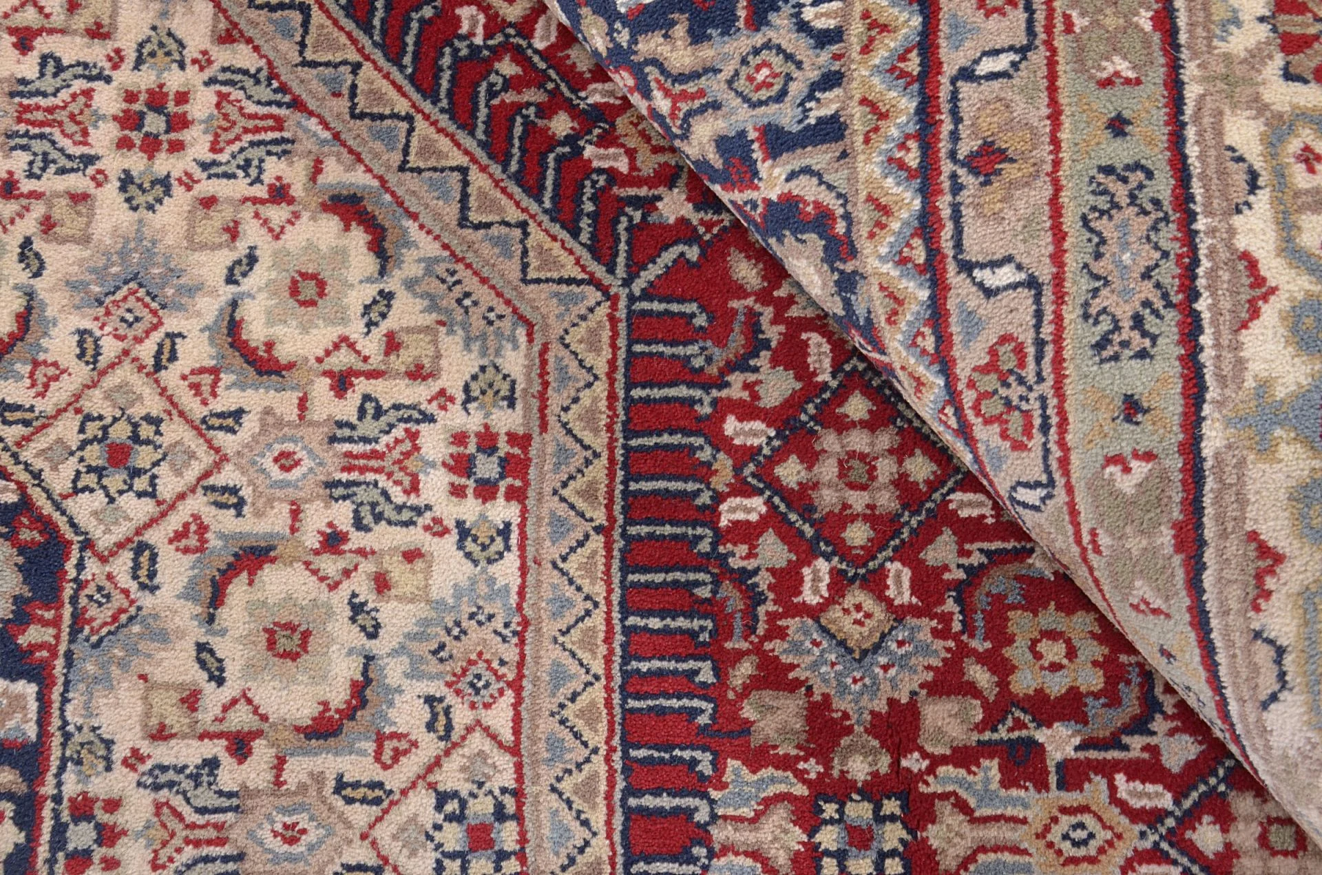 Tabriz Indian Rug 247 × 300 cm, Wool, hand-knotted