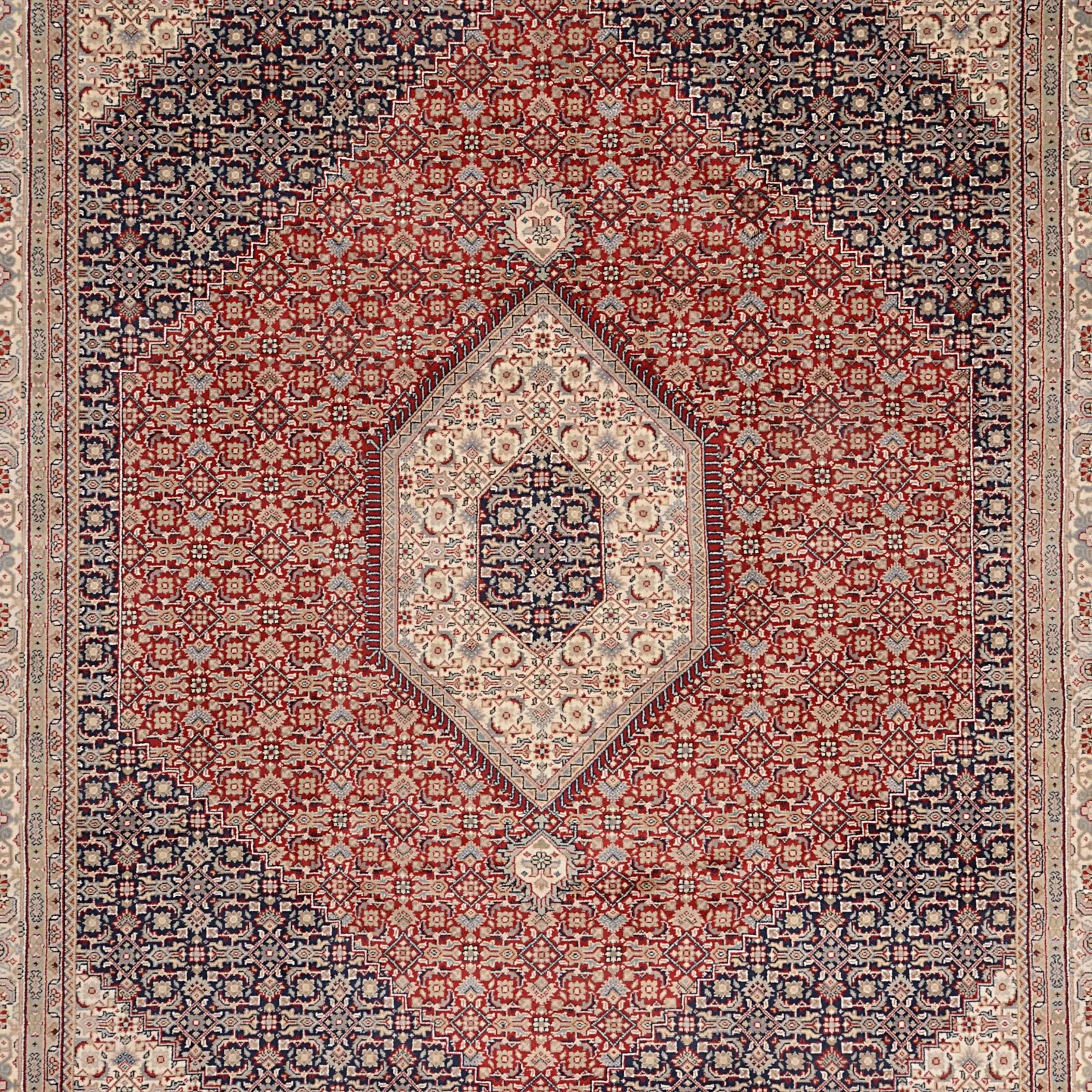 Tabriz Indian Rug 247 × 300 cm, Wool, hand-knotted