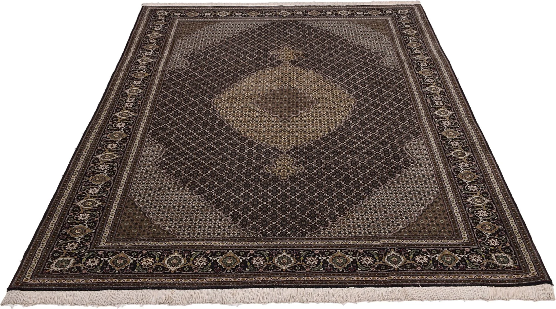 Tabriz Persian Rug 204 × 283 cm, Wool, hand-knotted