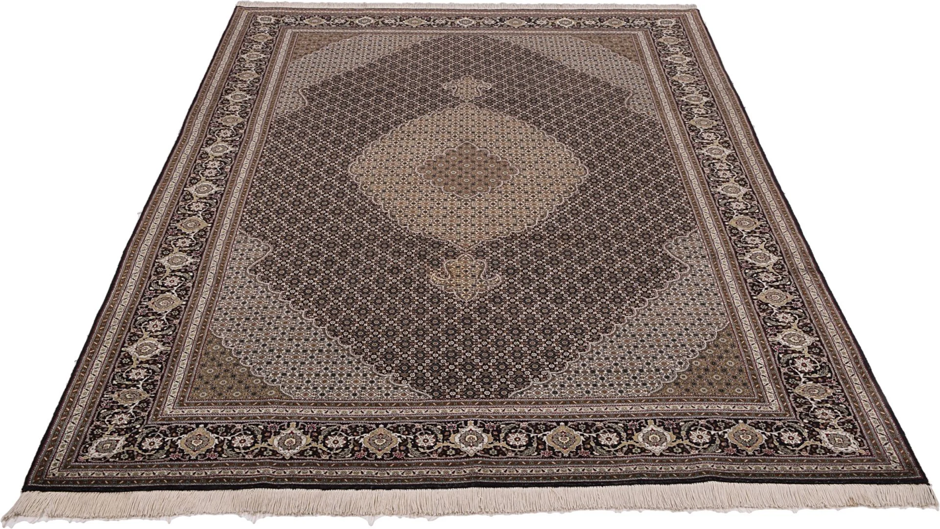 Tabriz Persian Rug 204 × 283 cm, Wool, hand-knotted