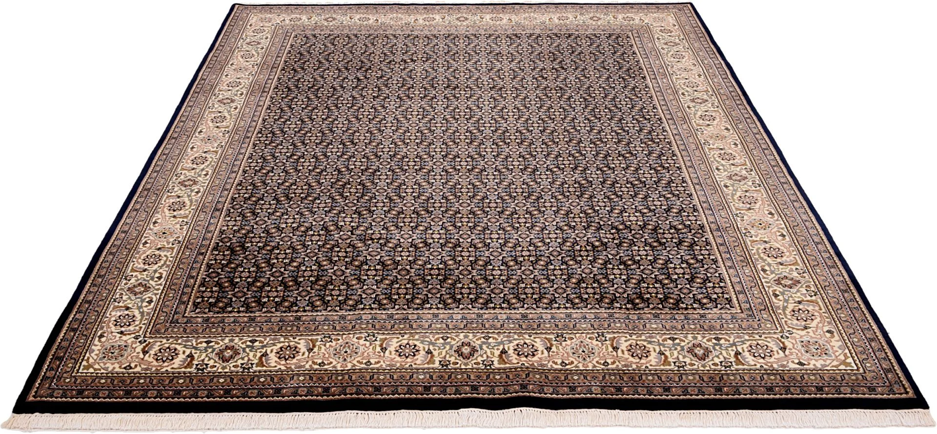 Tabriz Indian Rug — hand-knotted, 250 × 298 cm, Wool