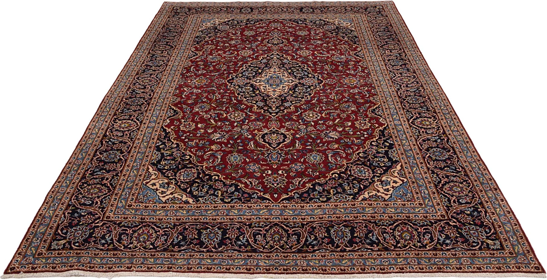 Kashan Persian Rug 248 × 380 cm, Wool, hand-knotted