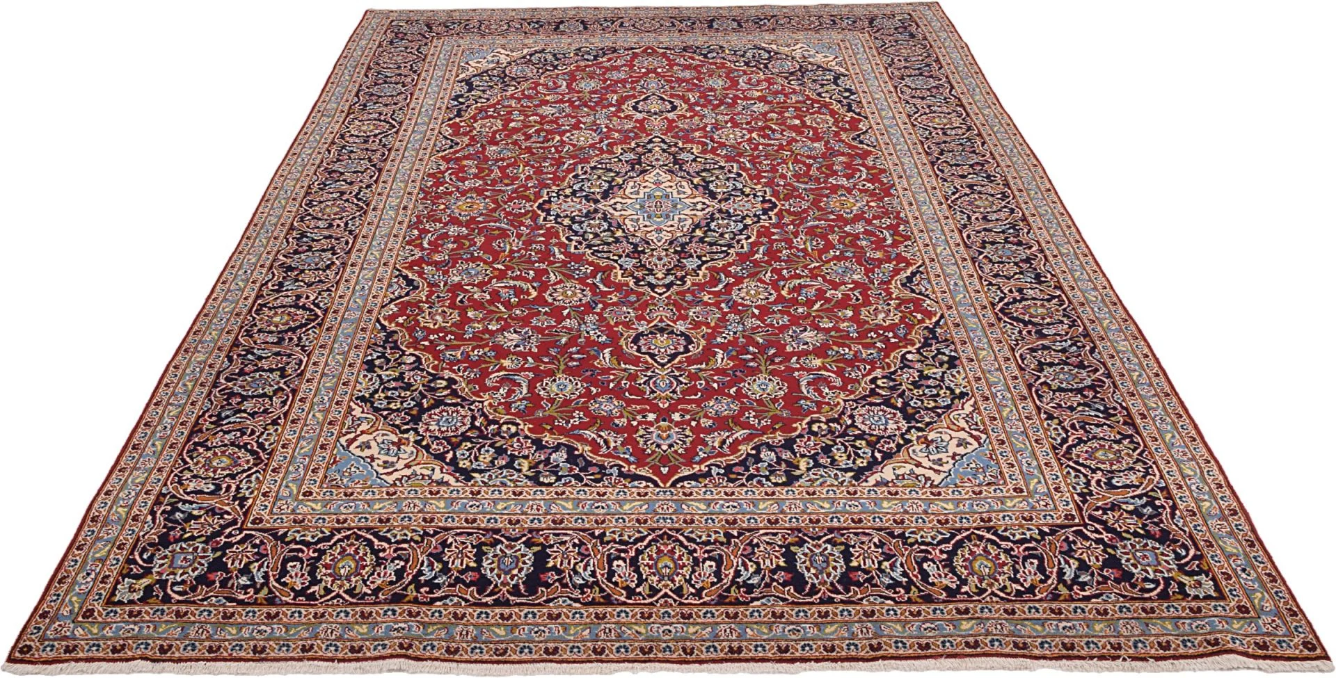 Kashan Persian Rug 248 × 380 cm, Wool, hand-knotted