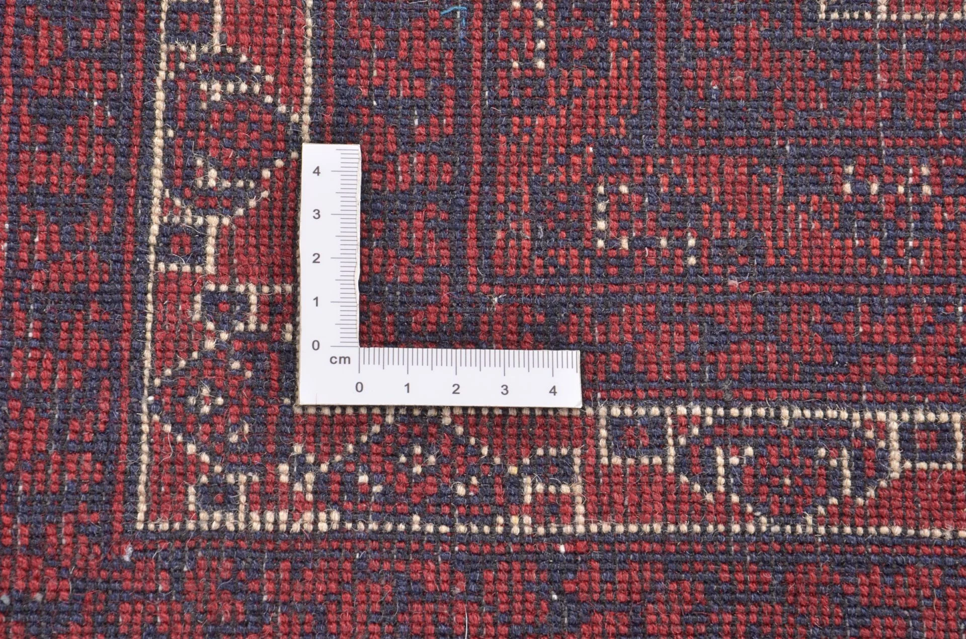 Afghan Rug — hand-knotted, 195 × 301 cm, Wool