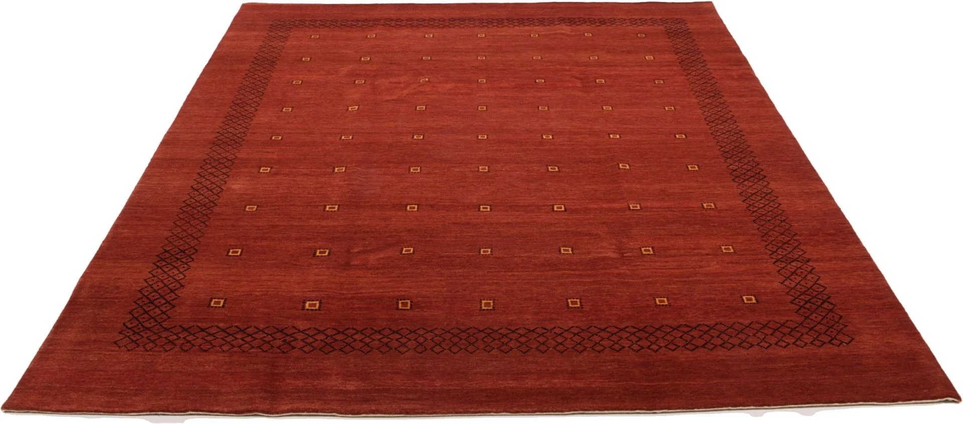 orientteppich-loribaft-246-x-300-cm-baumwolle-handgeknupft-beige-1 Loribaft Indian Rug — hand-knotted, 246 × 300 cm