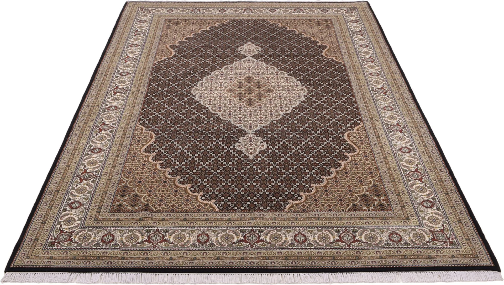 Tabriz Indian Rug 198 × 314 cm, hand-knotted