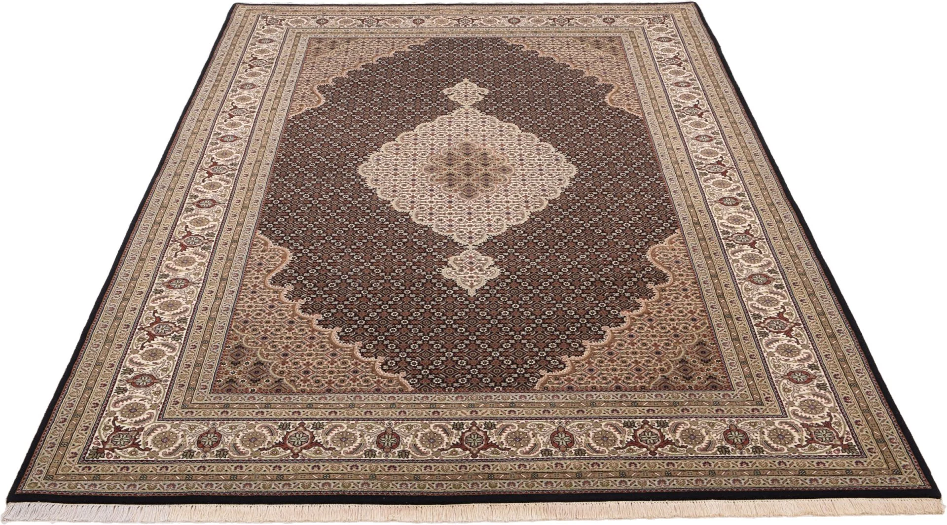 Tabriz Indian Rug — hand-knotted, 200 × 307 cm