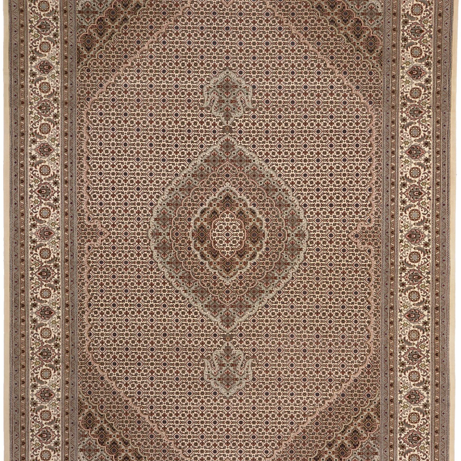 Tabriz Indian Rug — hand-knotted, 200 × 307 cm