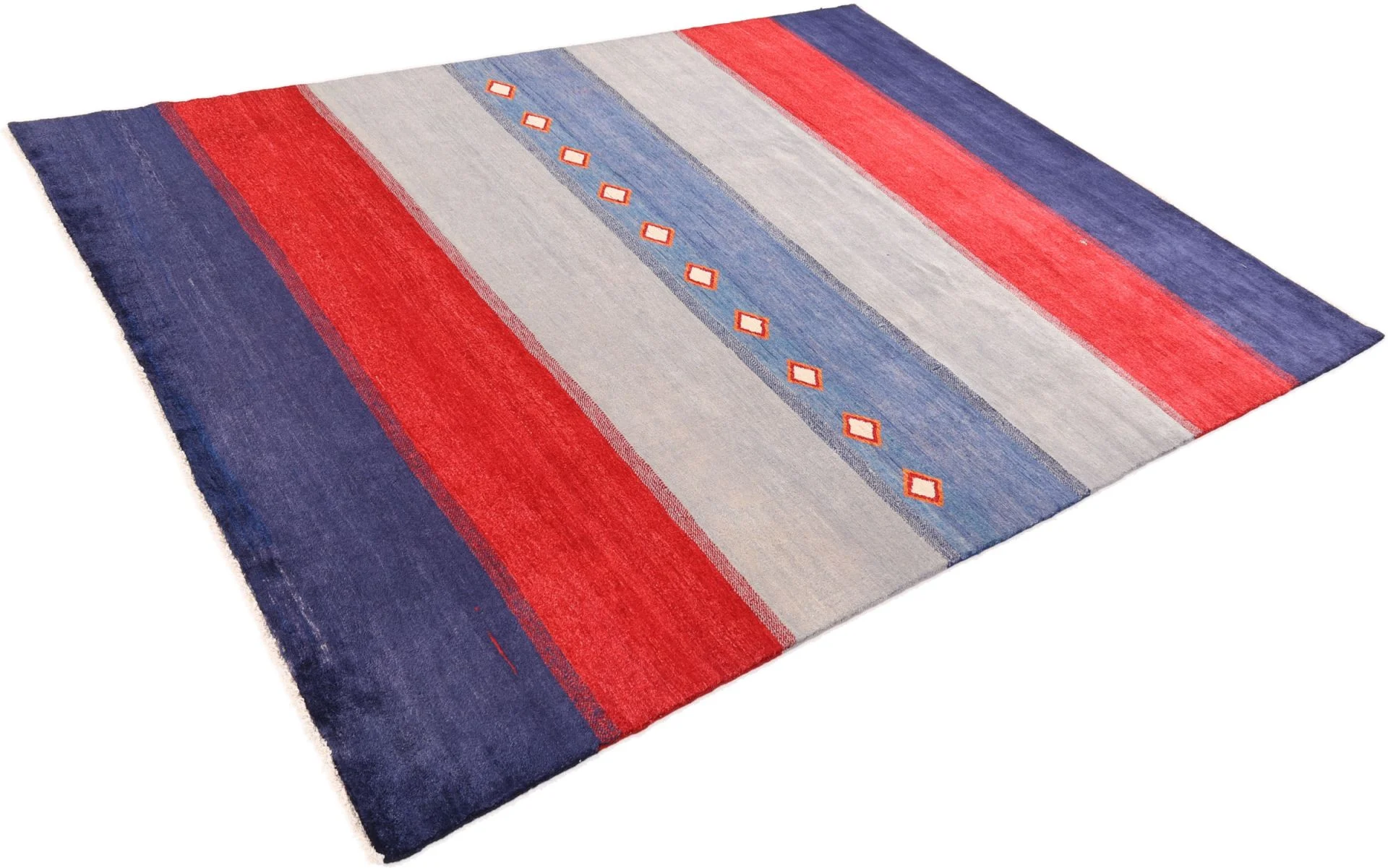 Hand-Knotted Wool Gabbeh Pakistani Rug, 245 × 311 cm