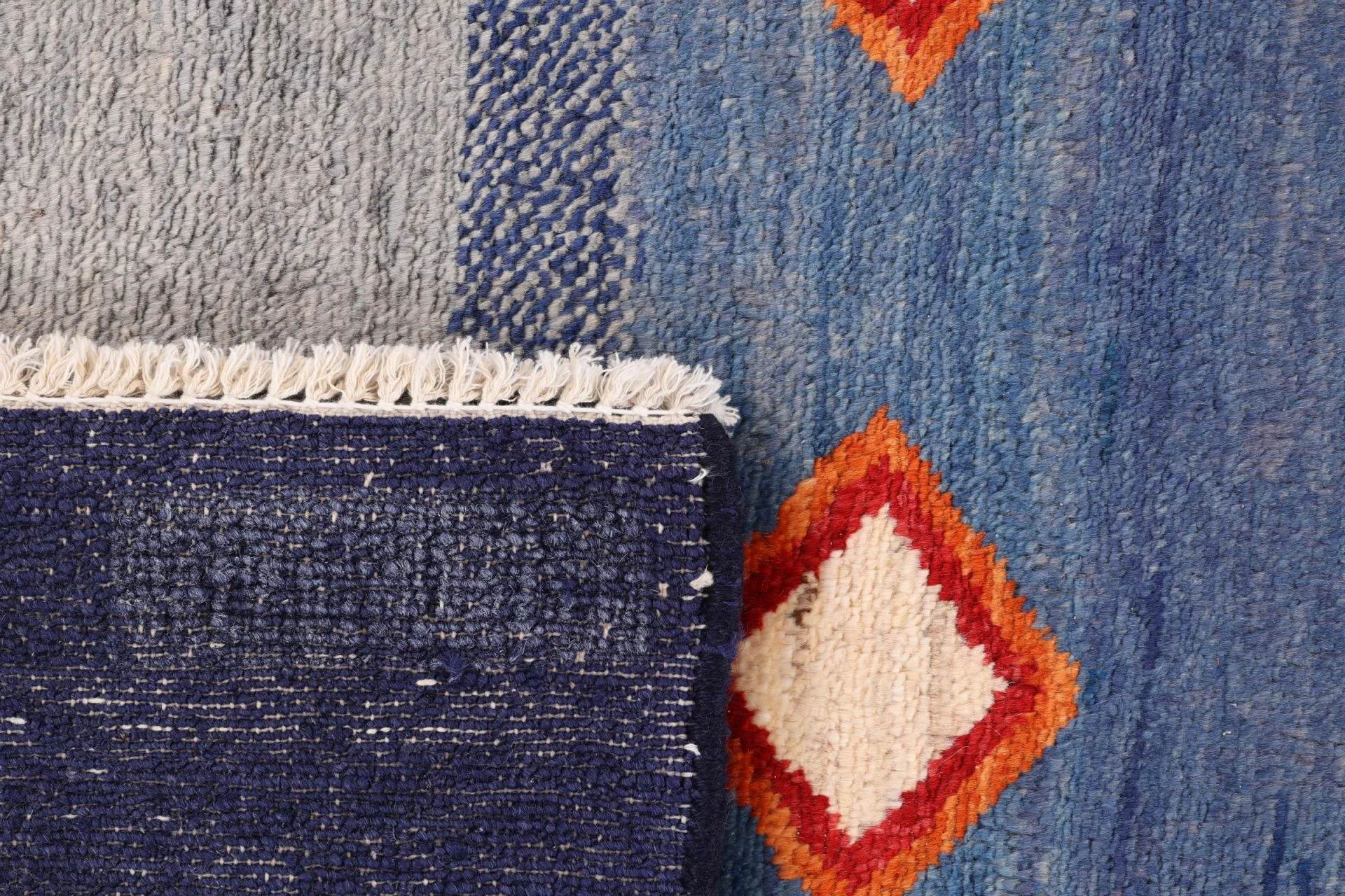 Hand-Knotted Wool Gabbeh Pakistani Rug, 245 × 311 cm
