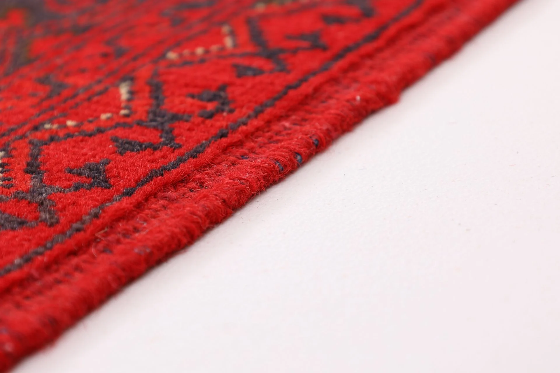 Afghan Rug — hand-knotted, 248 × 341 cm, Wool