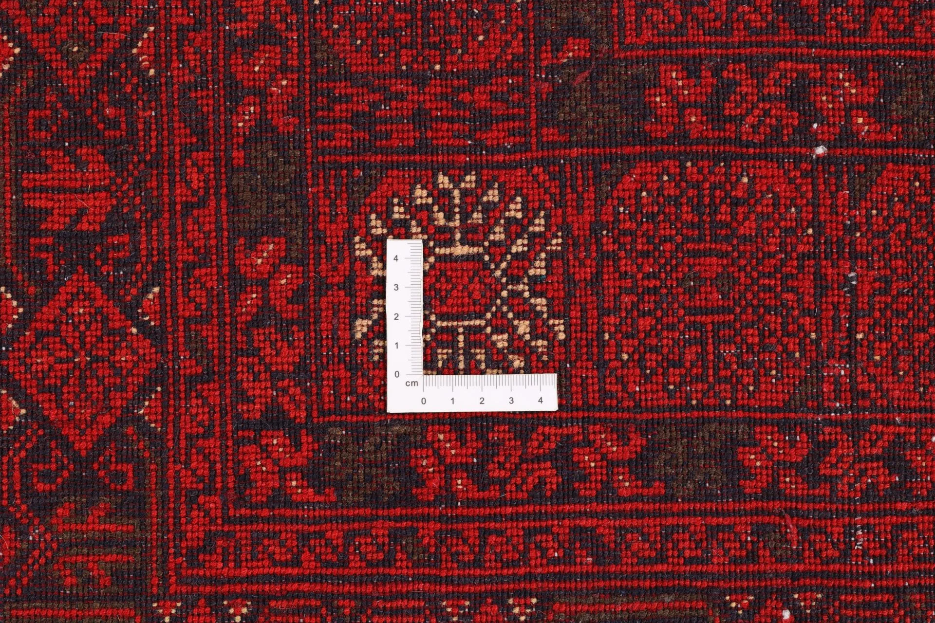 Afghan Rug — hand-knotted, 248 × 341 cm, Wool