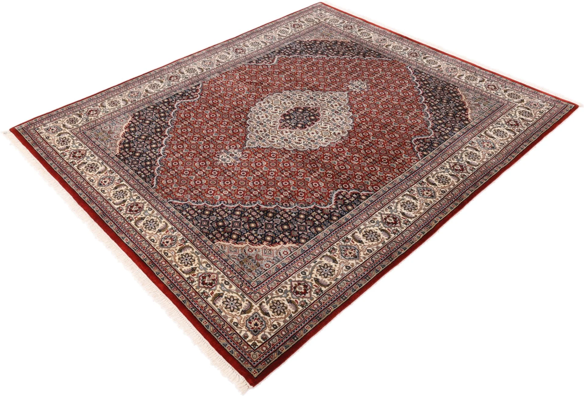Tabriz Indian Rug 200 × 246 cm, Wool, hand-knotted