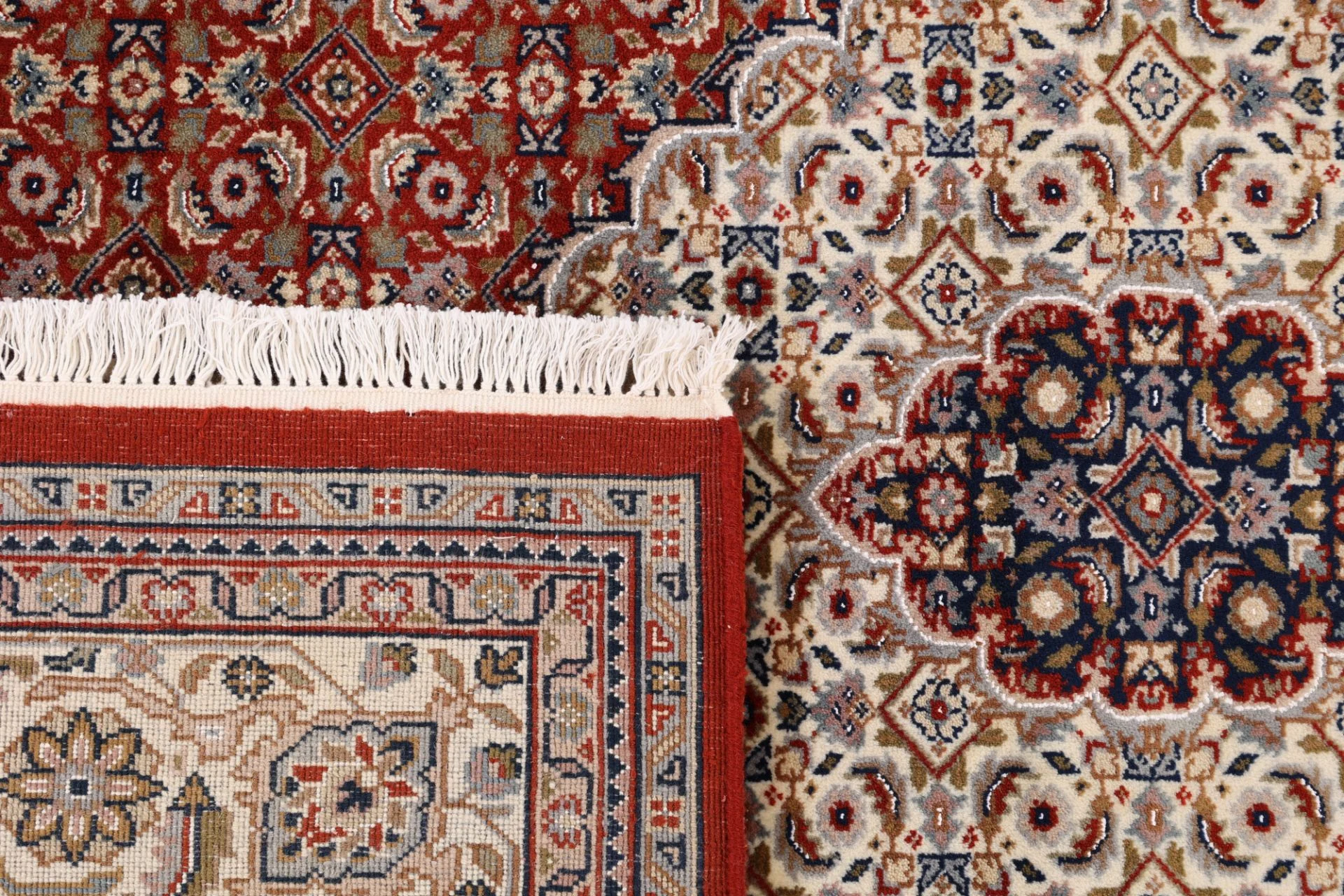 Tabriz Indian Rug 200 × 246 cm, Wool, hand-knotted