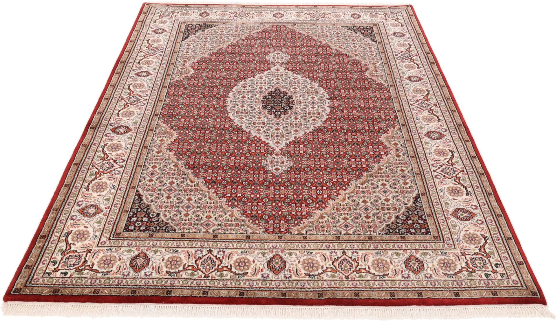Tabriz Indian Rug — hand-knotted, 205 × 250 cm, Wool