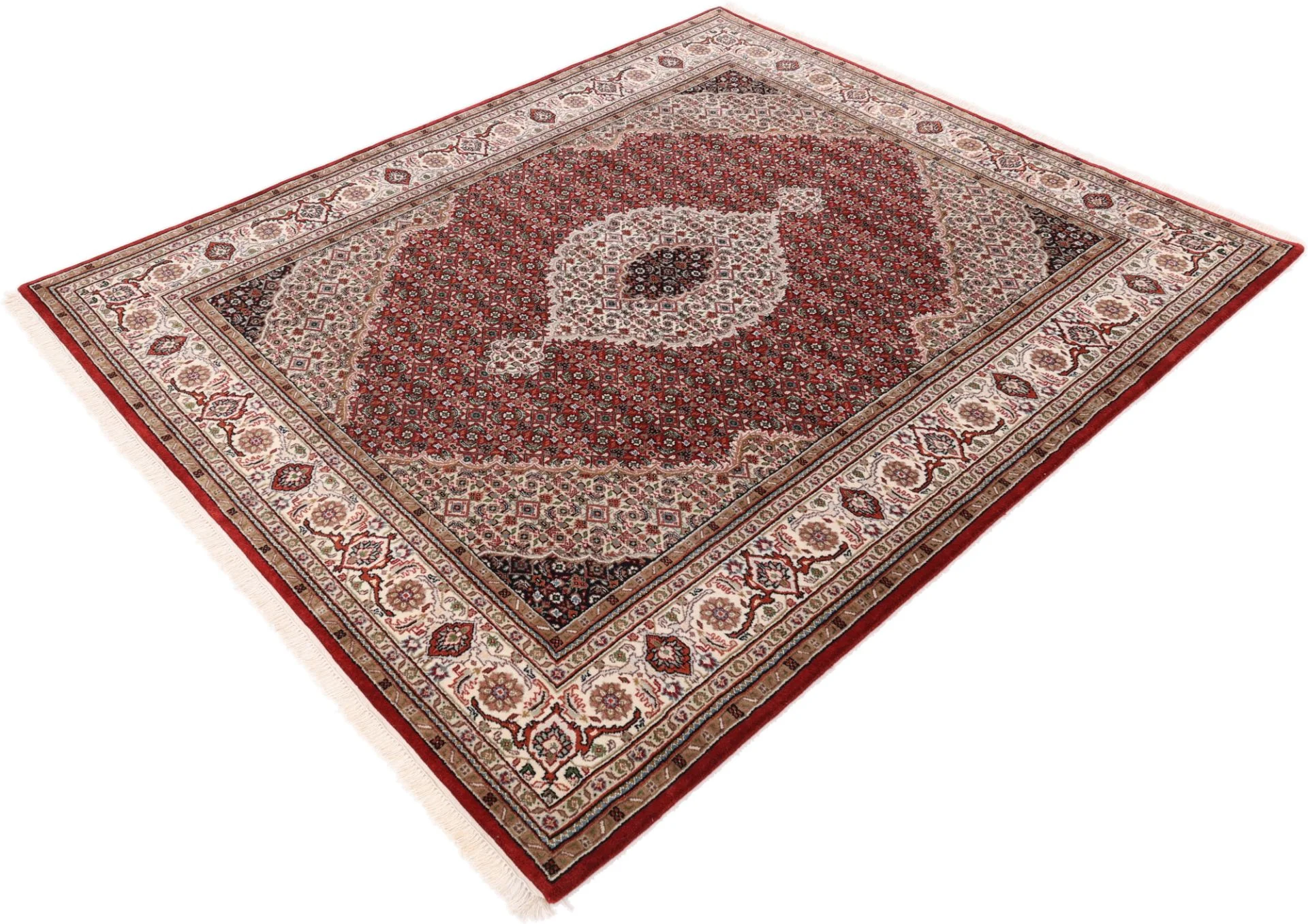 Tabriz Indian Rug — hand-knotted, 205 × 250 cm, Wool