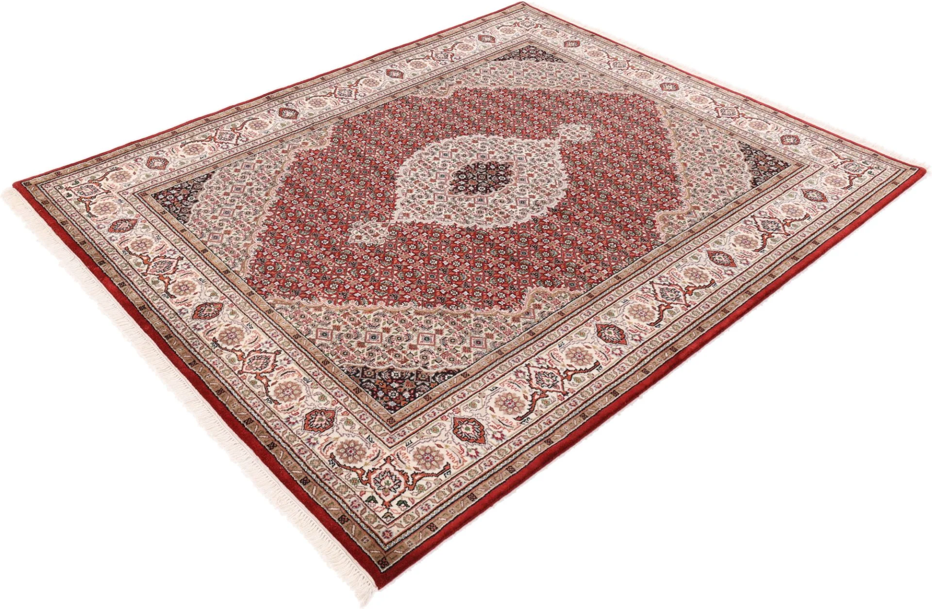 Tabriz Indian Rug — hand-knotted, 205 × 250 cm, Wool