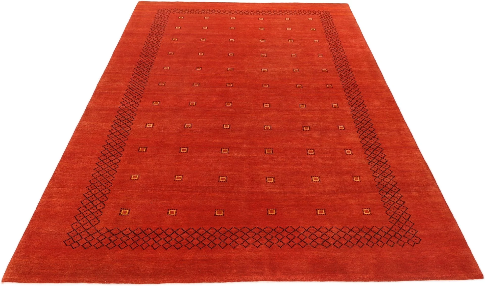 orientteppich-loribaft-205-x-305-cm-schurwolle-handgeknupft-rosa-1 Loribaft Indian Rug — hand-knotted, 205 × 305 cm, Wool
