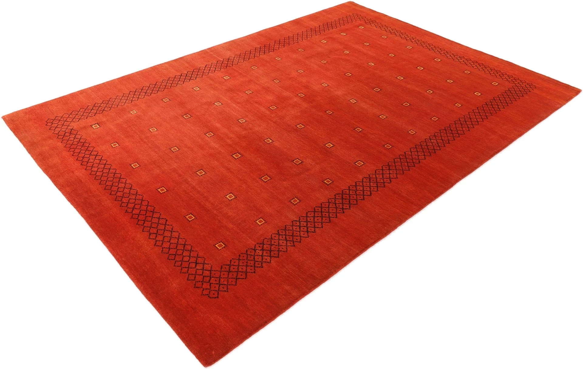 orientteppich-loribaft-205-x-305-cm-schurwolle-handgeknupft-rosa-4 Loribaft Indian Rug — hand-knotted, 205 × 305 cm, Wool