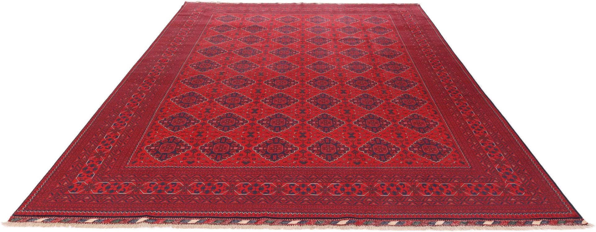 Afghan Rug 300 × 380 cm, Wool, hand-knotted