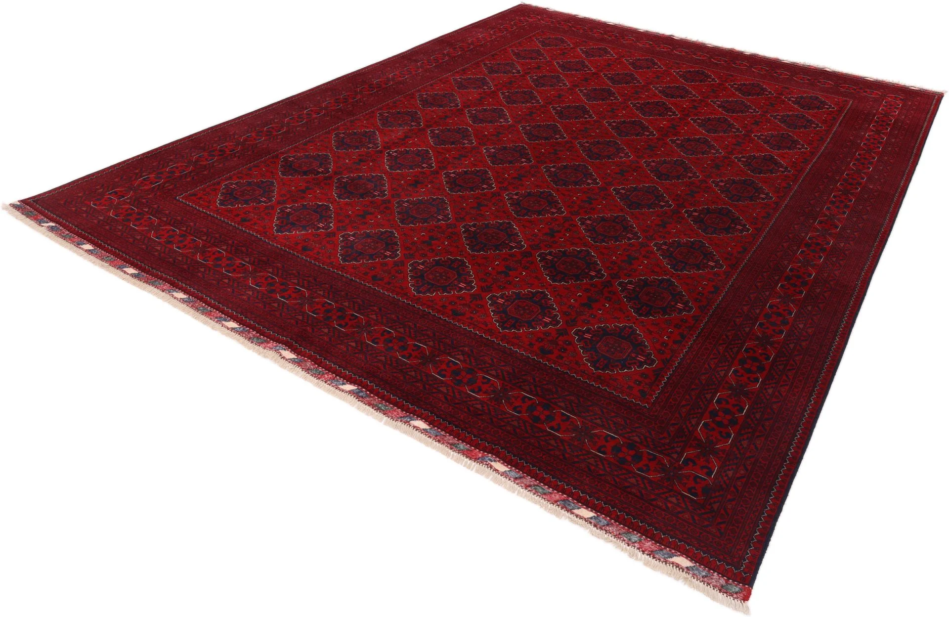 Afghan Rug 300 × 380 cm, Wool, hand-knotted