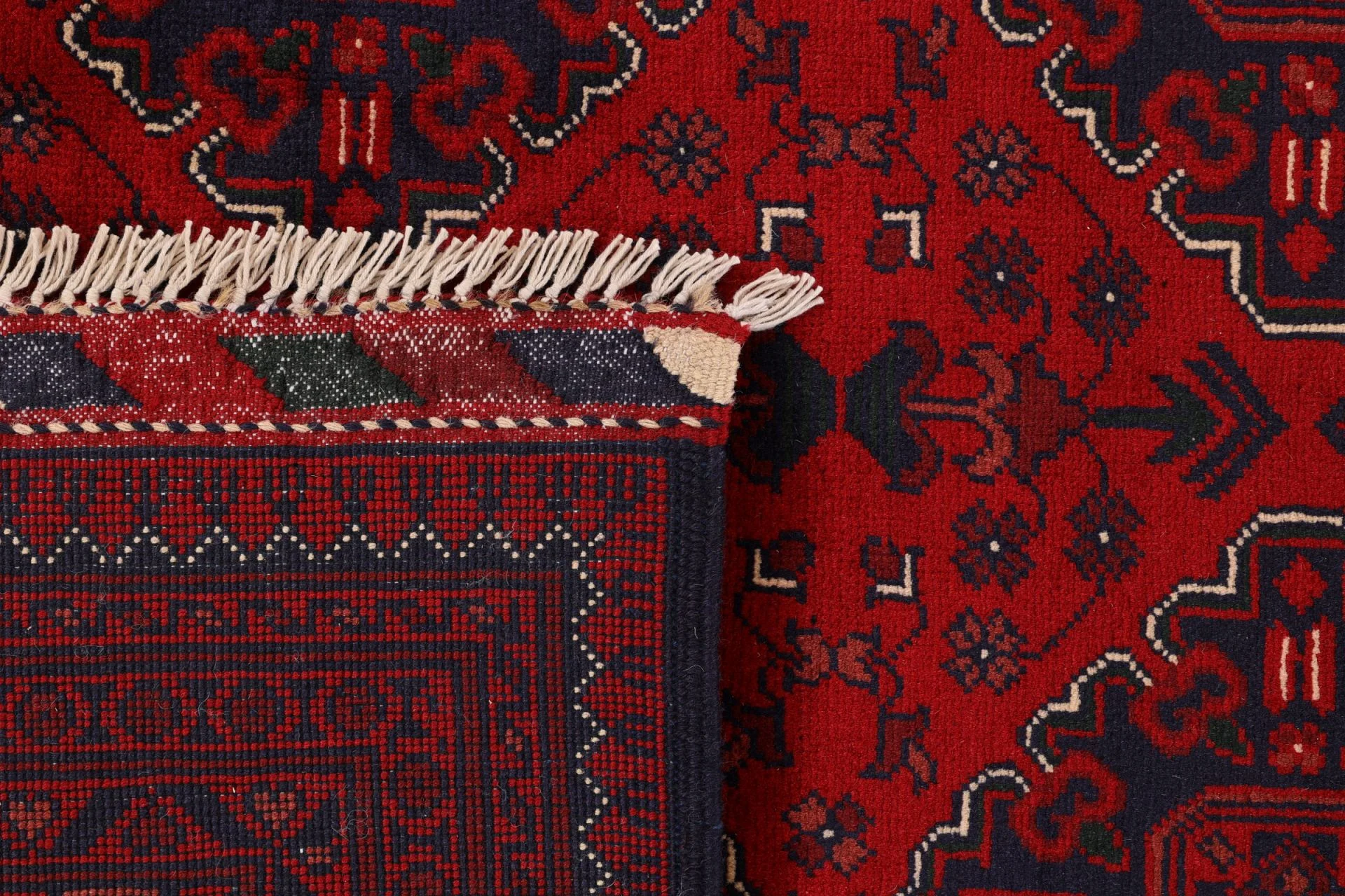 Afghan Rug 300 × 380 cm, Wool, hand-knotted