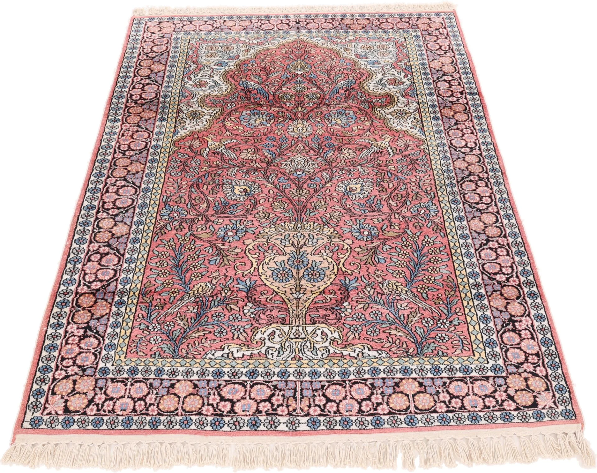 Indian Rug 186 × 127 cm, Wool, hand-knotted