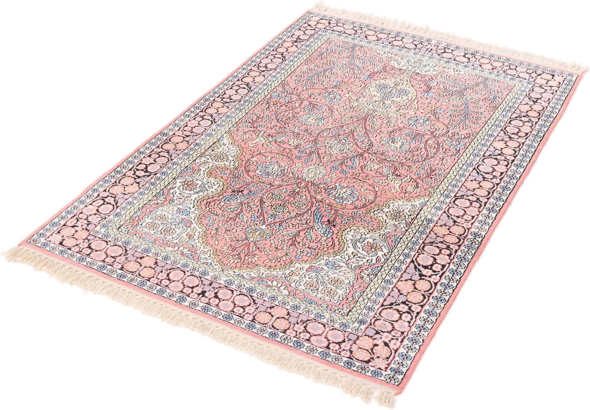 Indian Rug 186 × 127 cm, Wool, hand-knotted