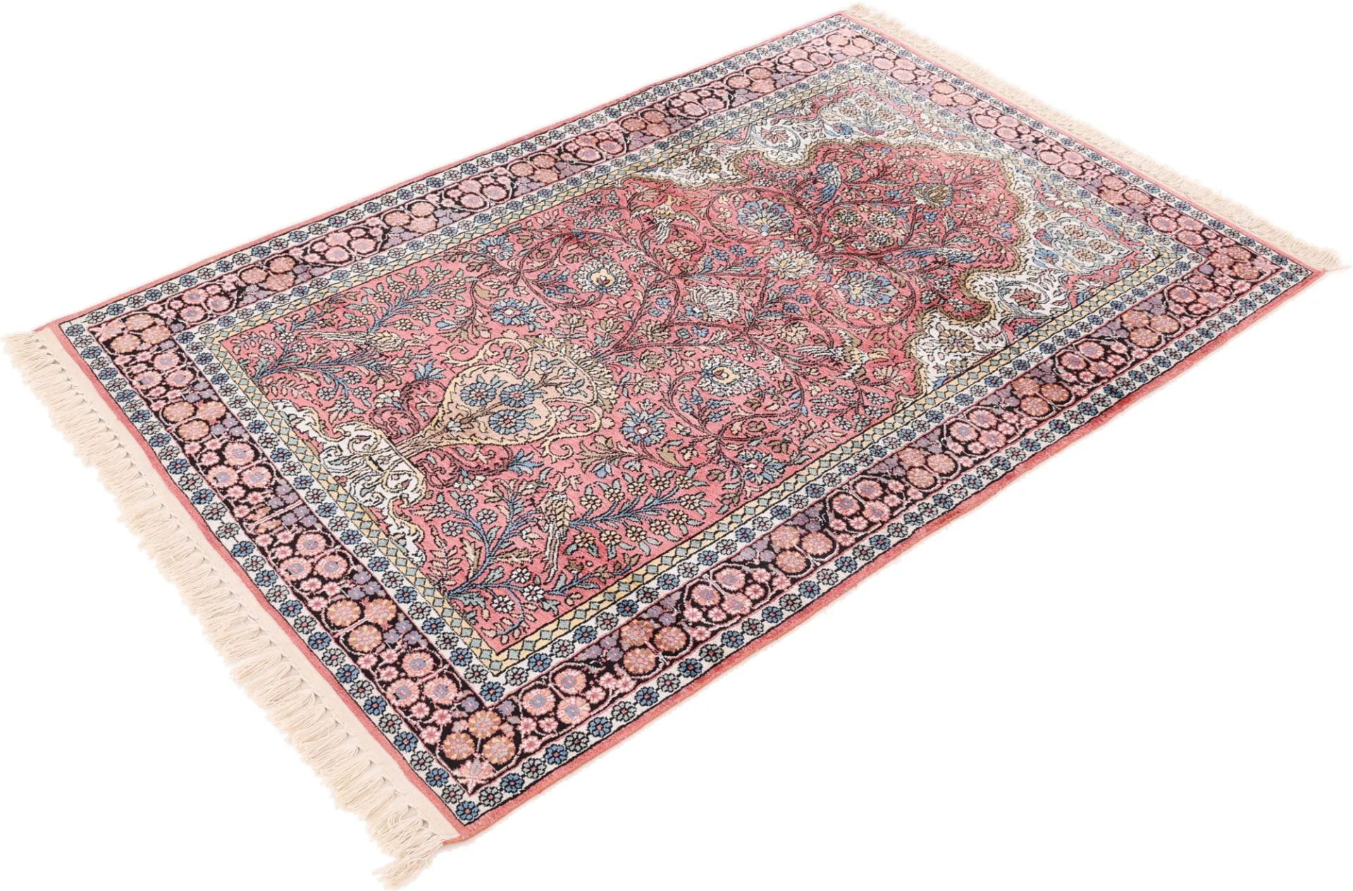 Indian Rug 186 × 127 cm, Wool, hand-knotted
