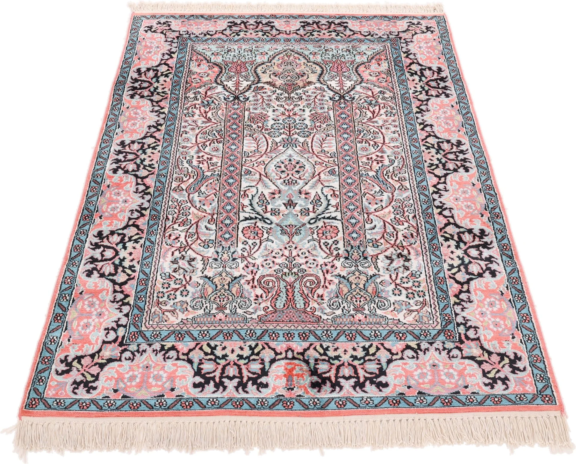 Indian Rug 180 × 120 cm, Wool, hand-knotted