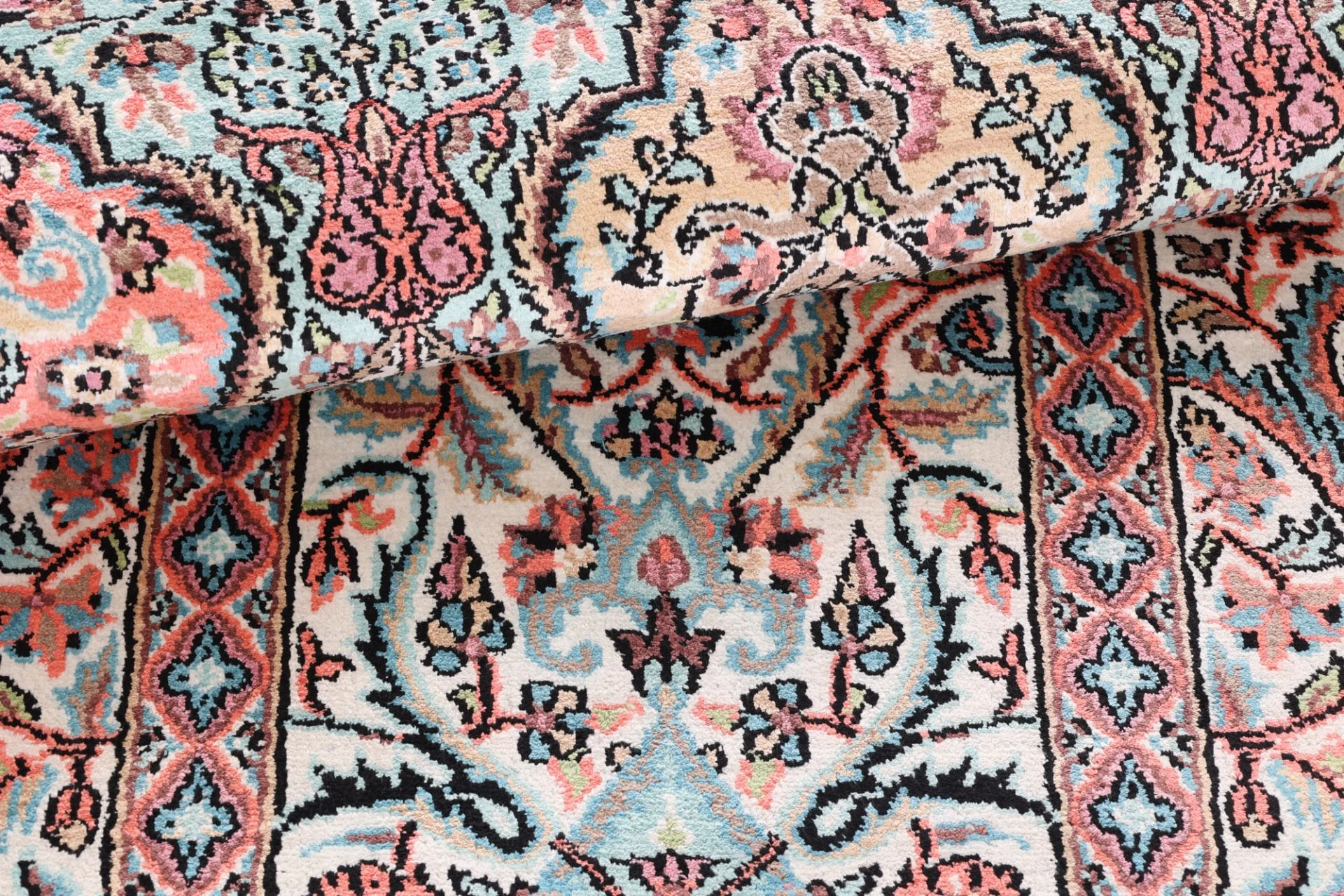 Indian Rug 180 × 120 cm, Wool, hand-knotted