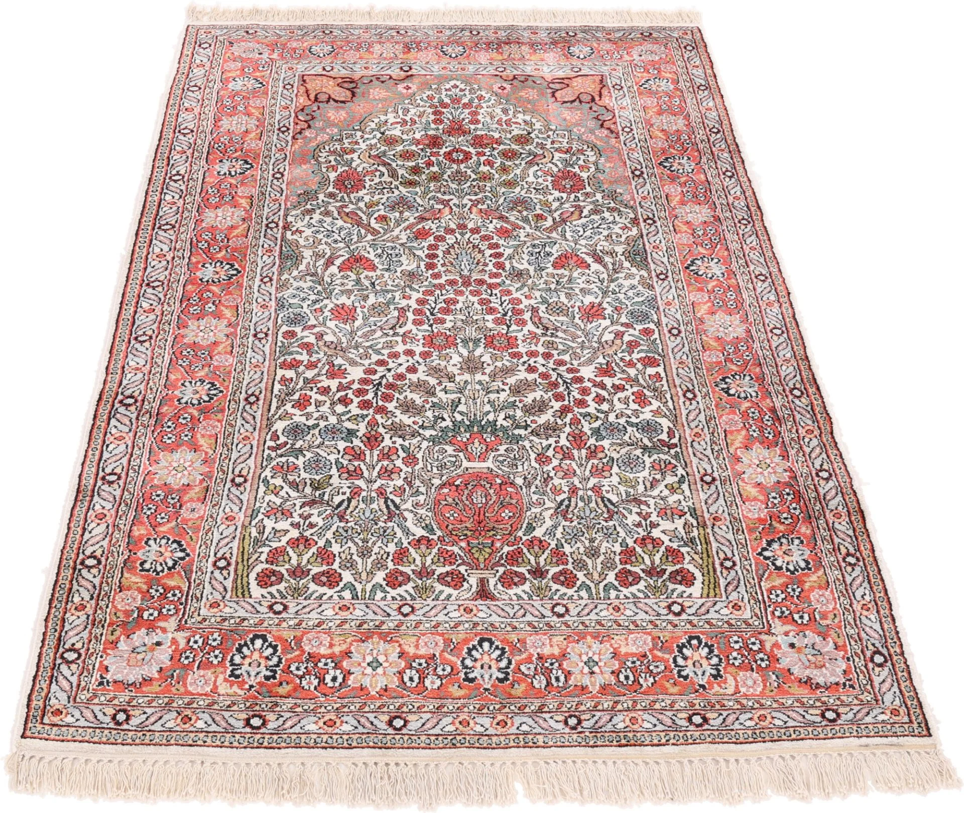 Indian Rug 192 × 118 cm, Wool, hand-knotted
