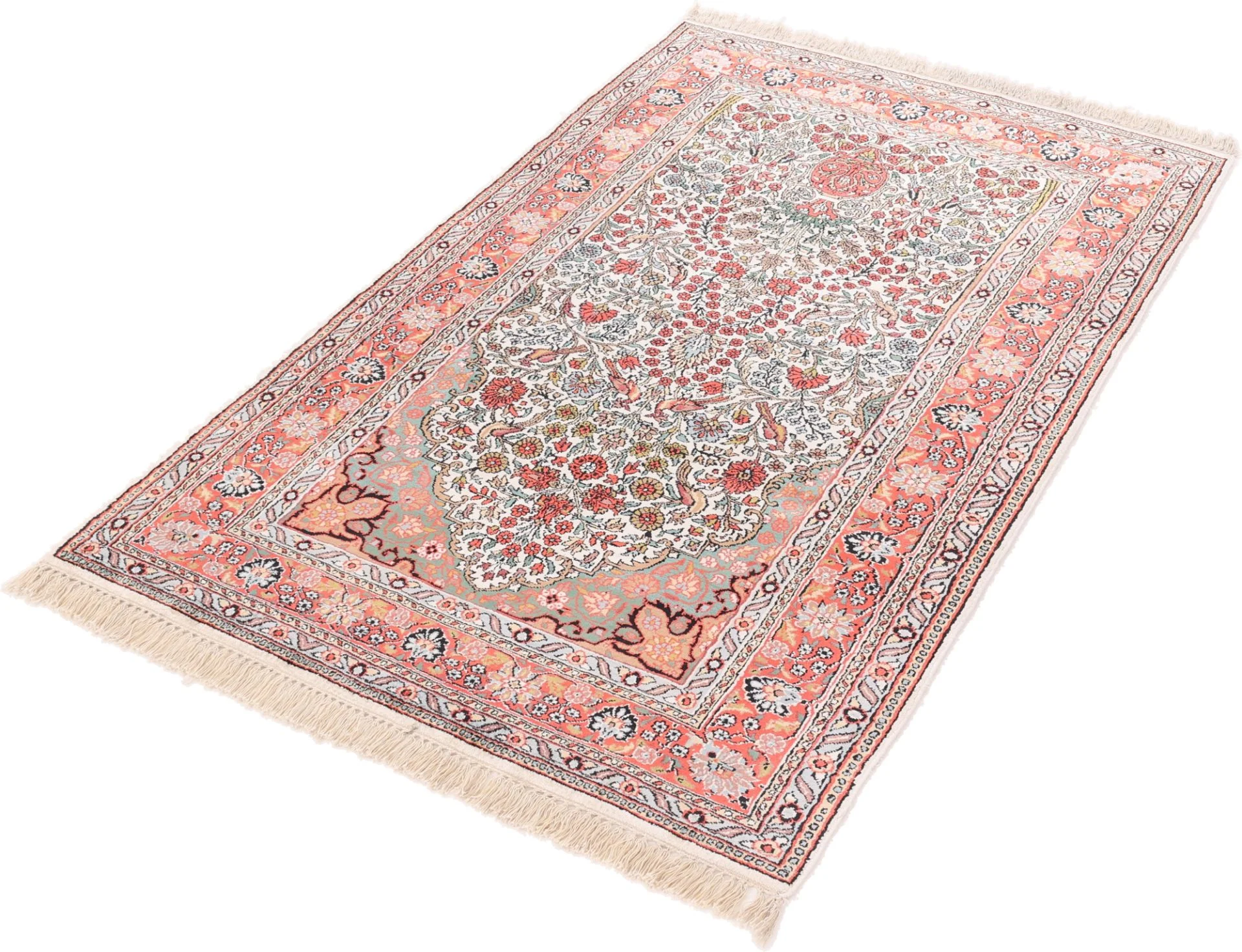 Indian Rug 192 × 118 cm, Wool, hand-knotted