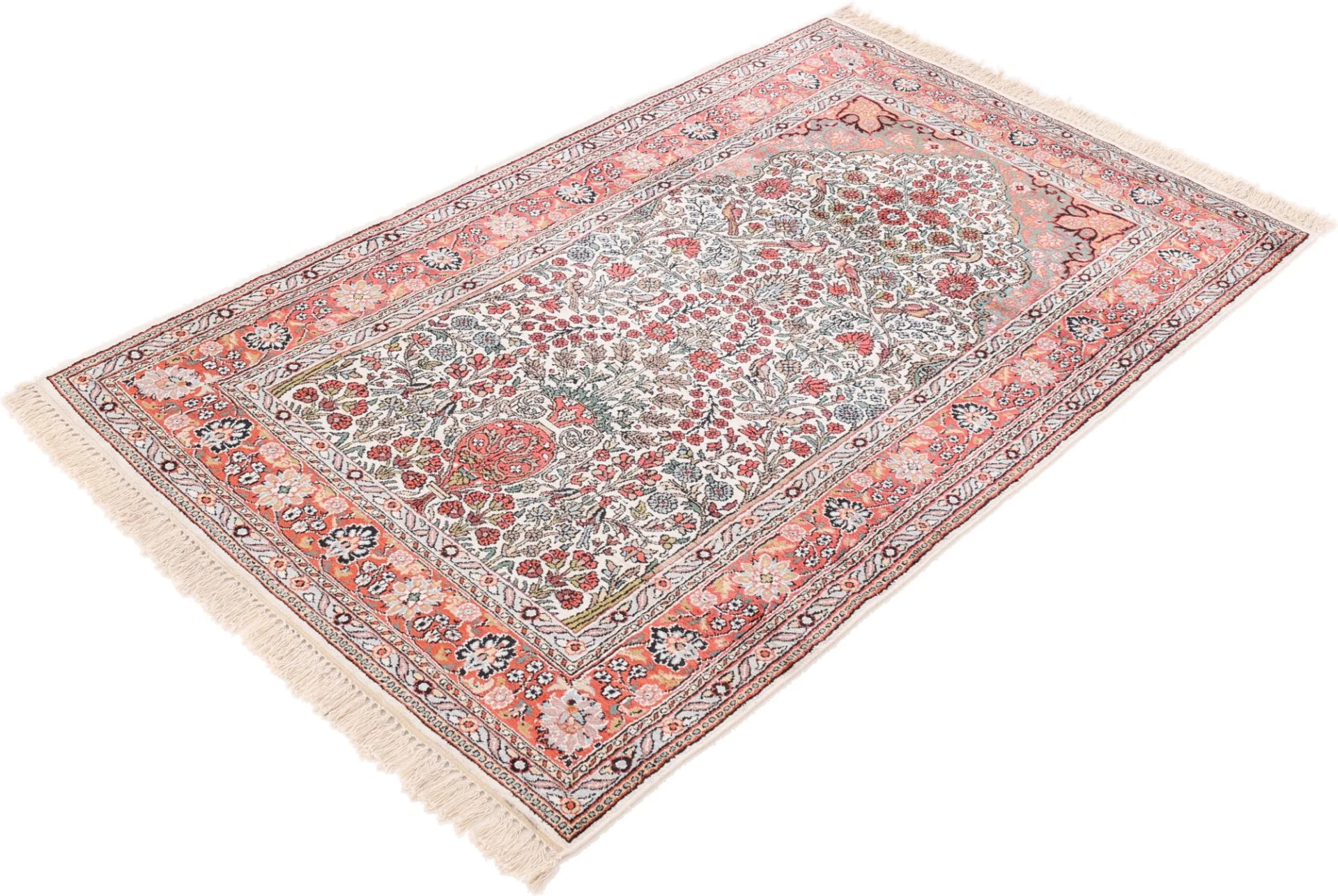 Indian Rug 192 × 118 cm, Wool, hand-knotted