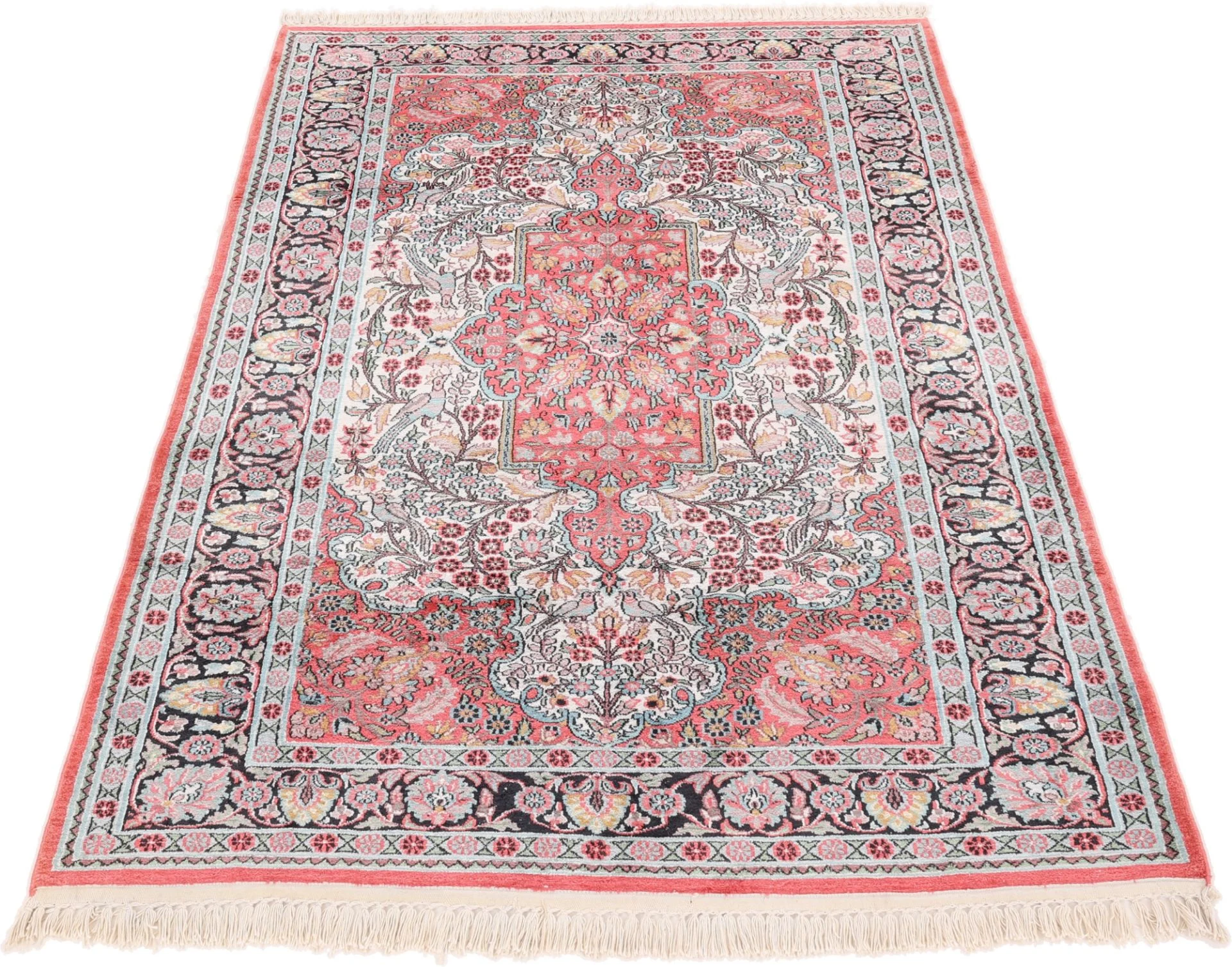 Indian Rug 187 × 126 cm, Wool, hand-knotted