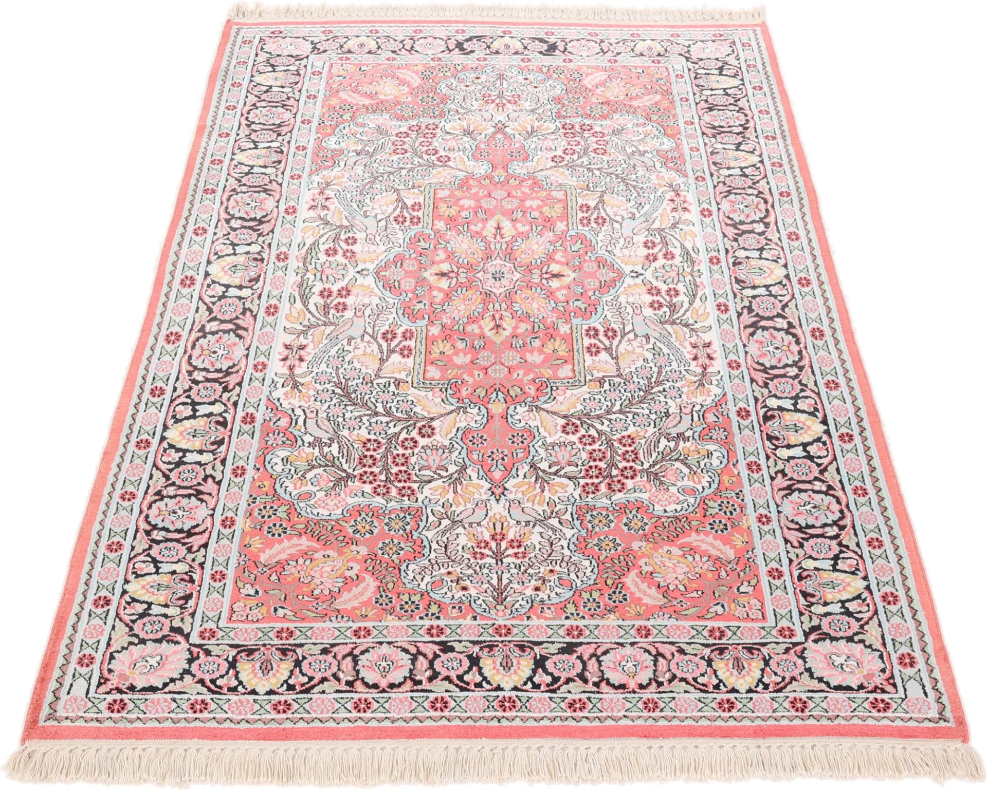 Indian Rug 187 × 126 cm, Wool, hand-knotted