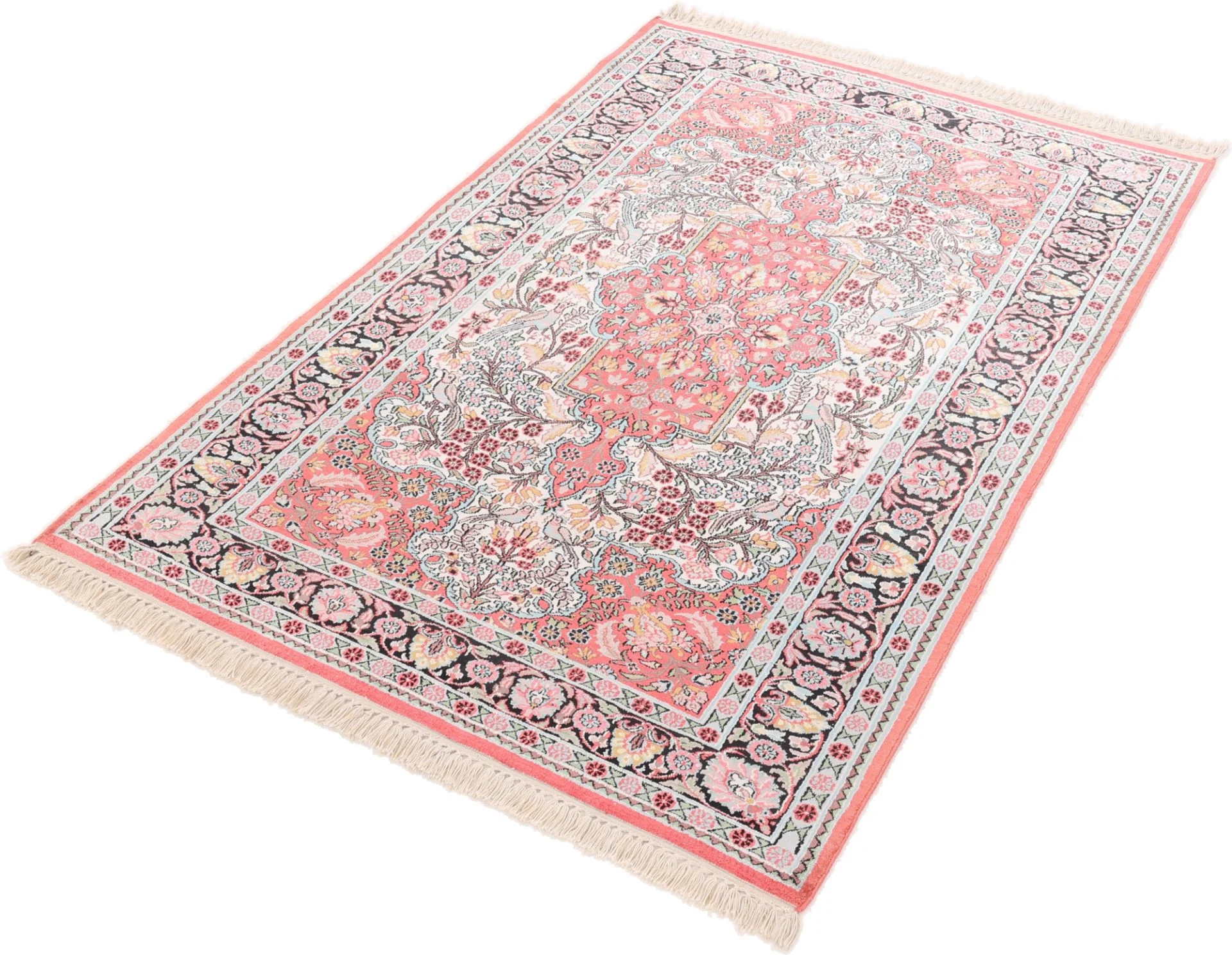 Indian Rug 187 × 126 cm, Wool, hand-knotted