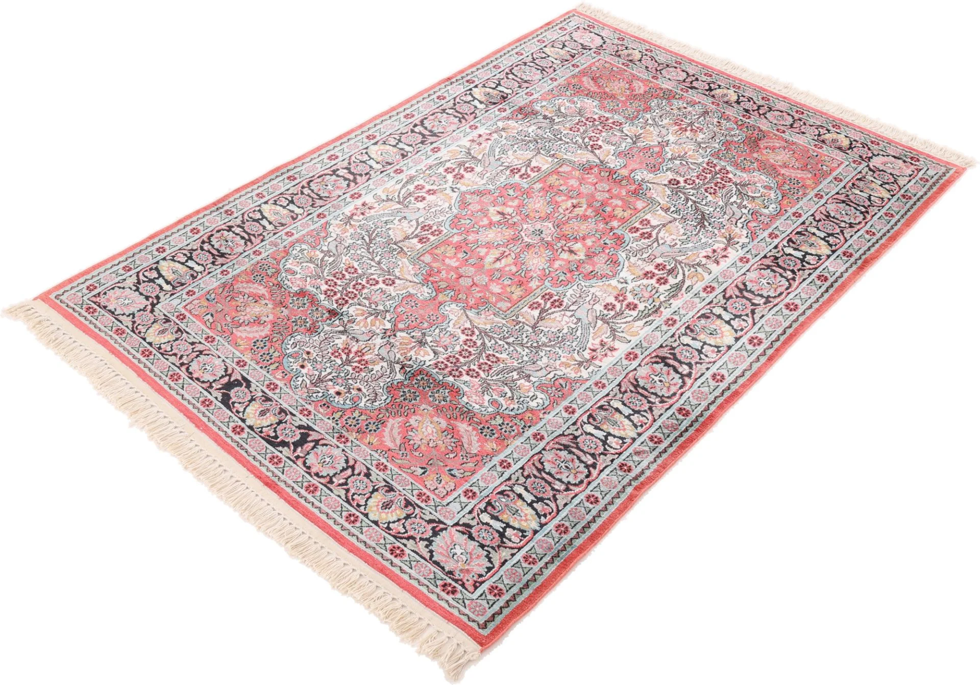 Indian Rug 187 × 126 cm, Wool, hand-knotted