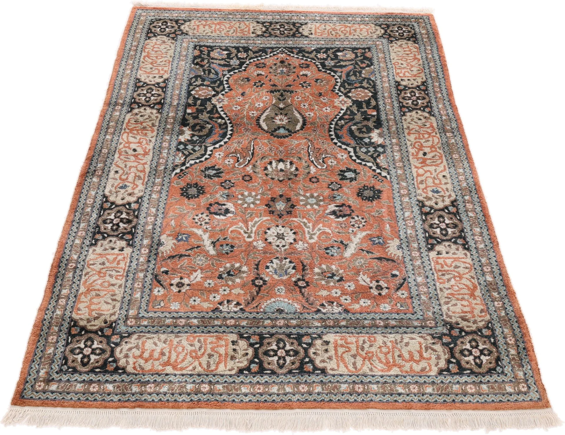 Indian Rug 184 × 122 cm, Wool, hand-knotted