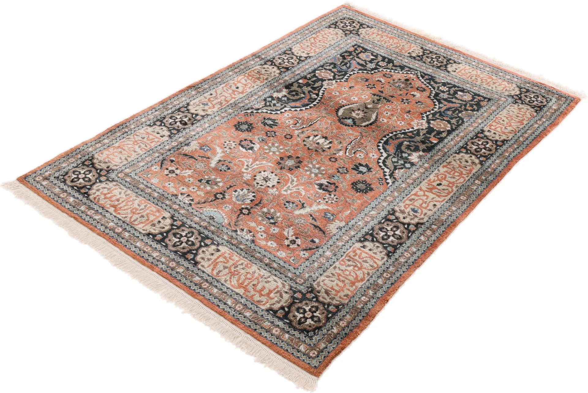 Indian Rug 184 × 122 cm, Wool, hand-knotted