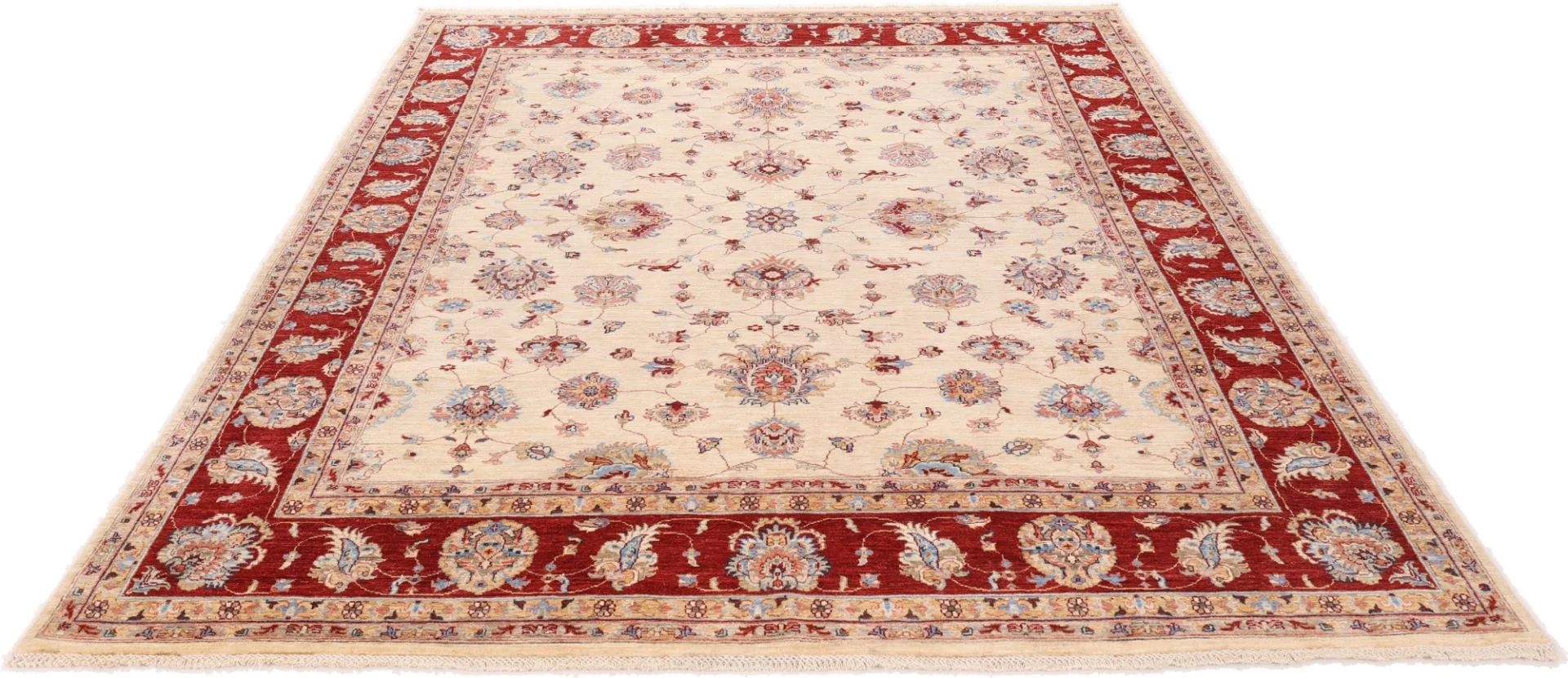 orientteppich-ziegler-241-x-304-cm-schurwolle-handgeknupft-flach-2 Ziegler Pakistani Rug — hand-knotted, 241 × 304 cm, Wool