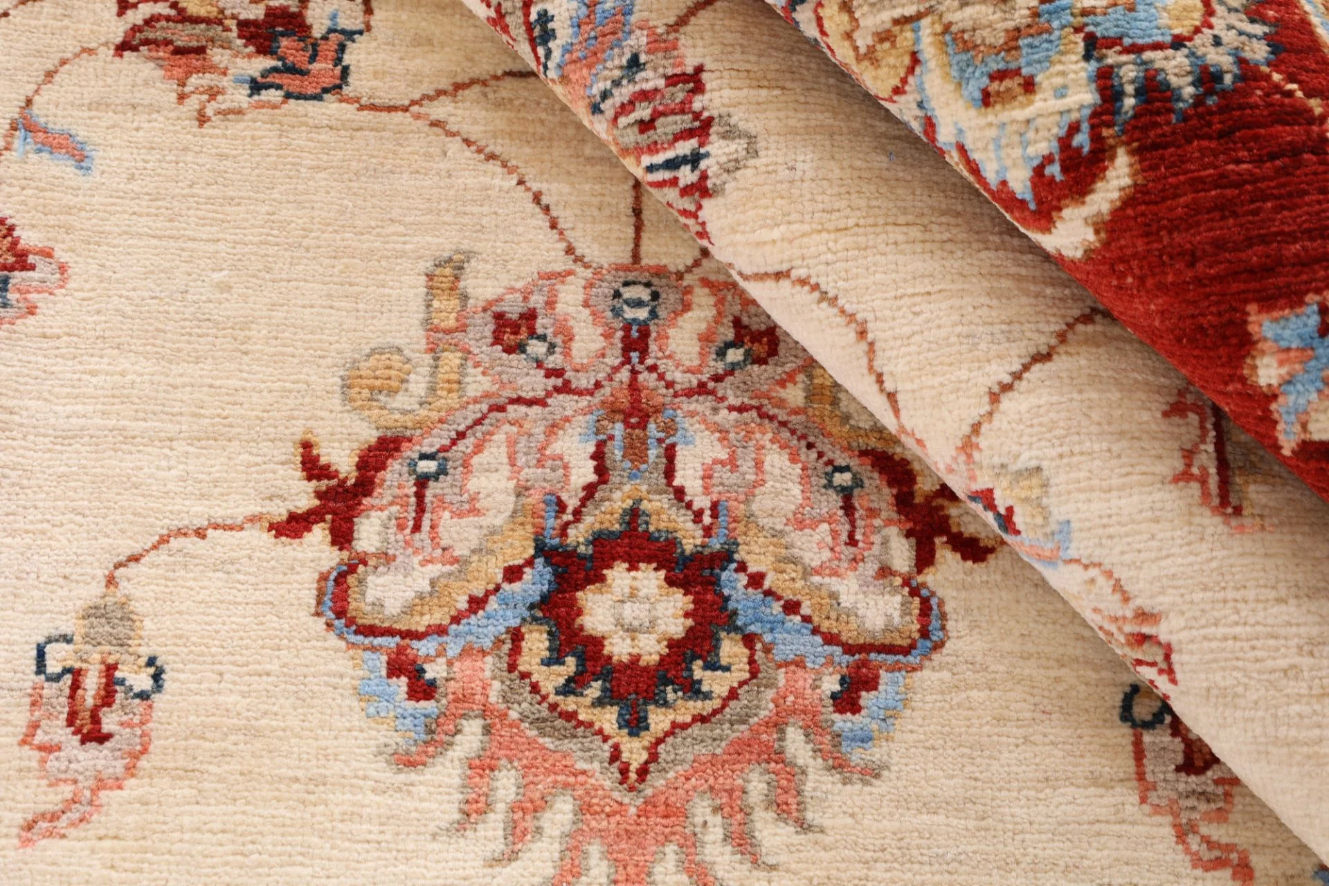 orientteppich-ziegler-241-x-304-cm-schurwolle-handgeknupft-flach-7 Ziegler Pakistani Rug — hand-knotted, 241 × 304 cm, Wool