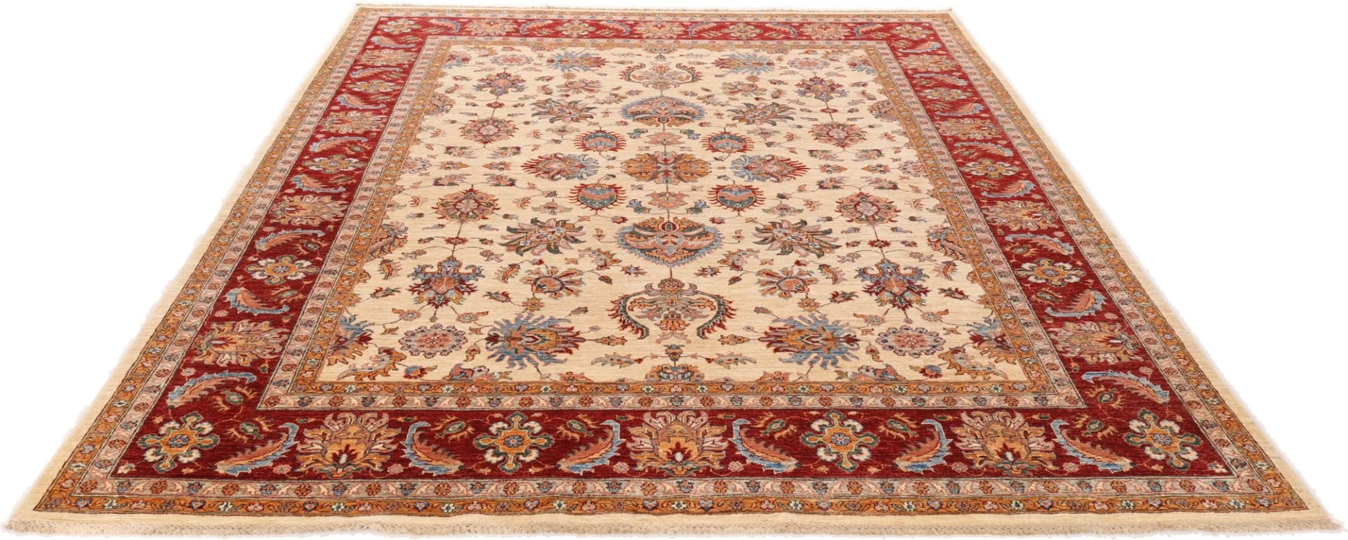 orientteppich-ziegler-253-x-300-cm-schurwolle-handgeknupft-8 Hand-Knotted Wool Ziegler Pakistani Rug, 253 × 300 cm