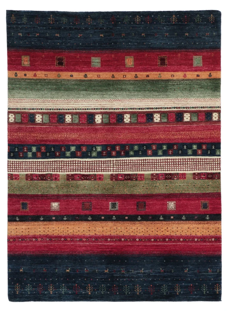 Loribaft Indian Rug — hand-knotted, 143 × 195 cm, Wool