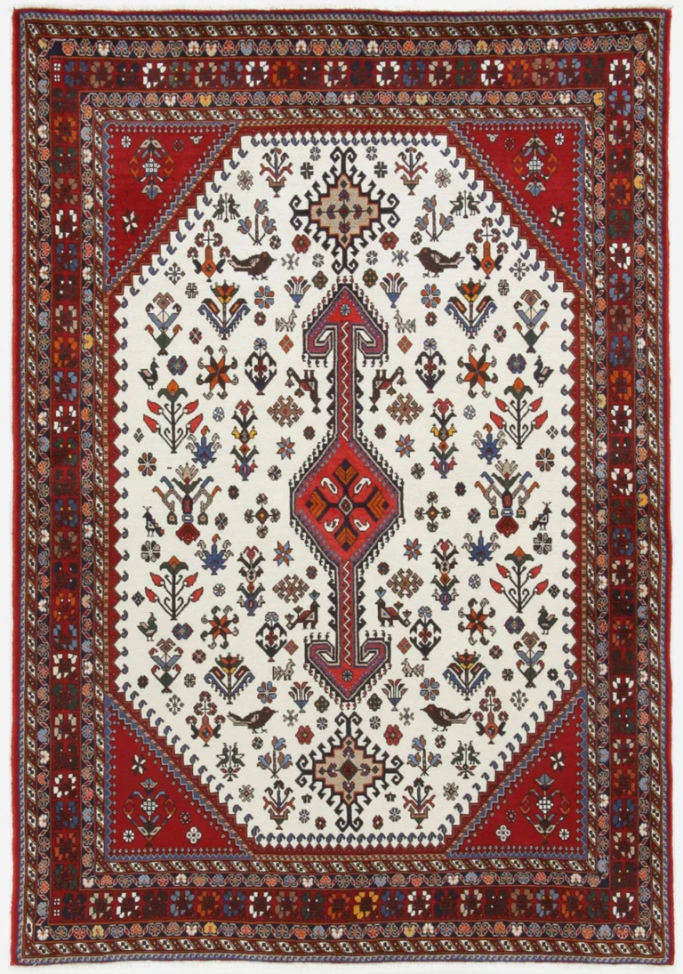 Persian Rug 140 × 212 cm, Wool, hand-knotted