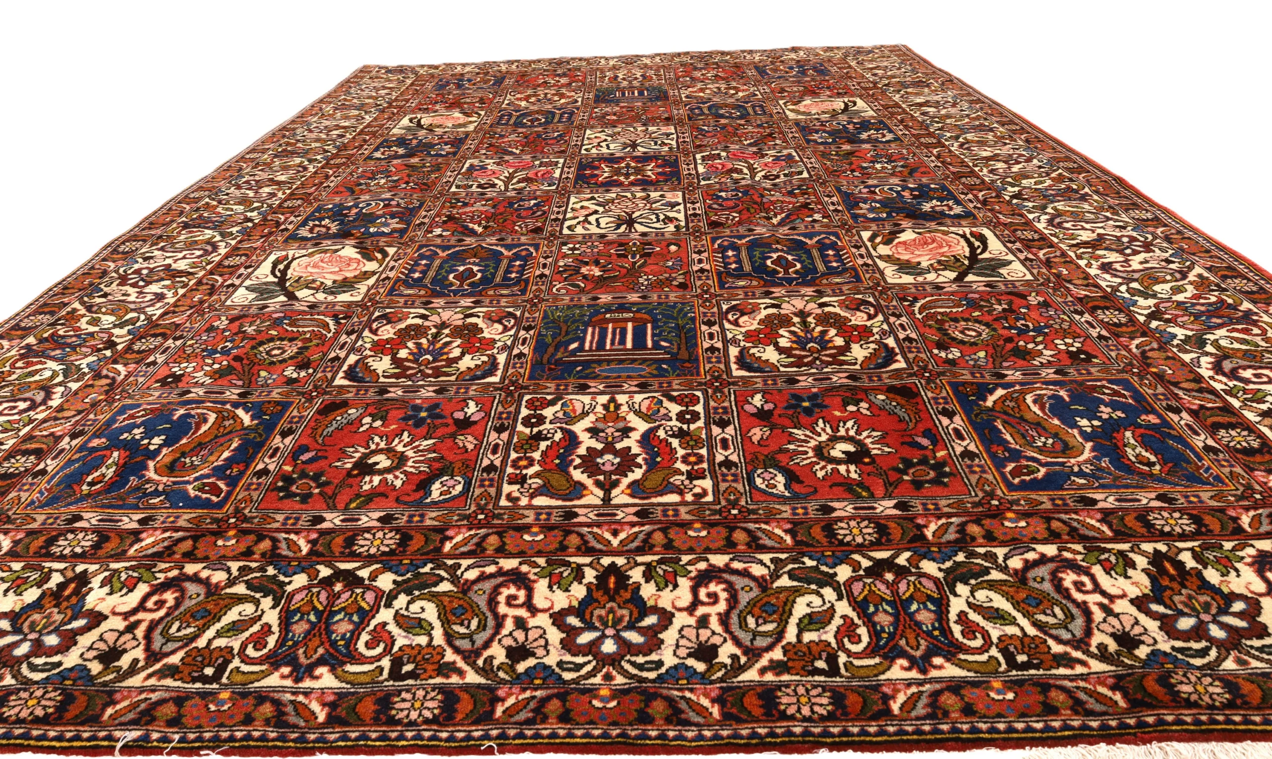 perserteppich-bakhtiar-305-x-204-cm-wolle-handgeknupft-rot-22-scaled Hand-Knotted Wool Bakhtiari Persian Rug, 305 × 204 cm