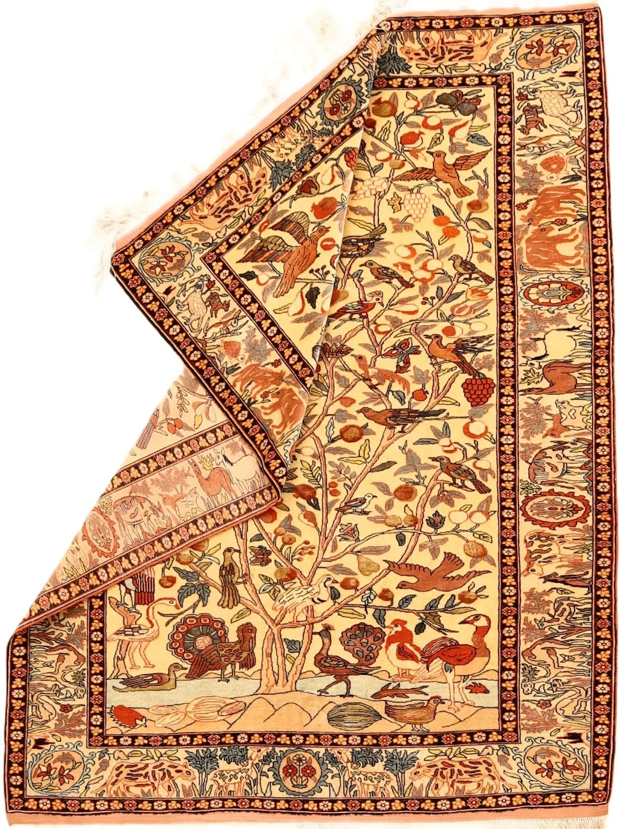 perserteppich-172-x-130-cm-wolle-seide-handgeknupft-22 Persian Rug — hand-knotted, 172 × 130 cm, Wool & Silk