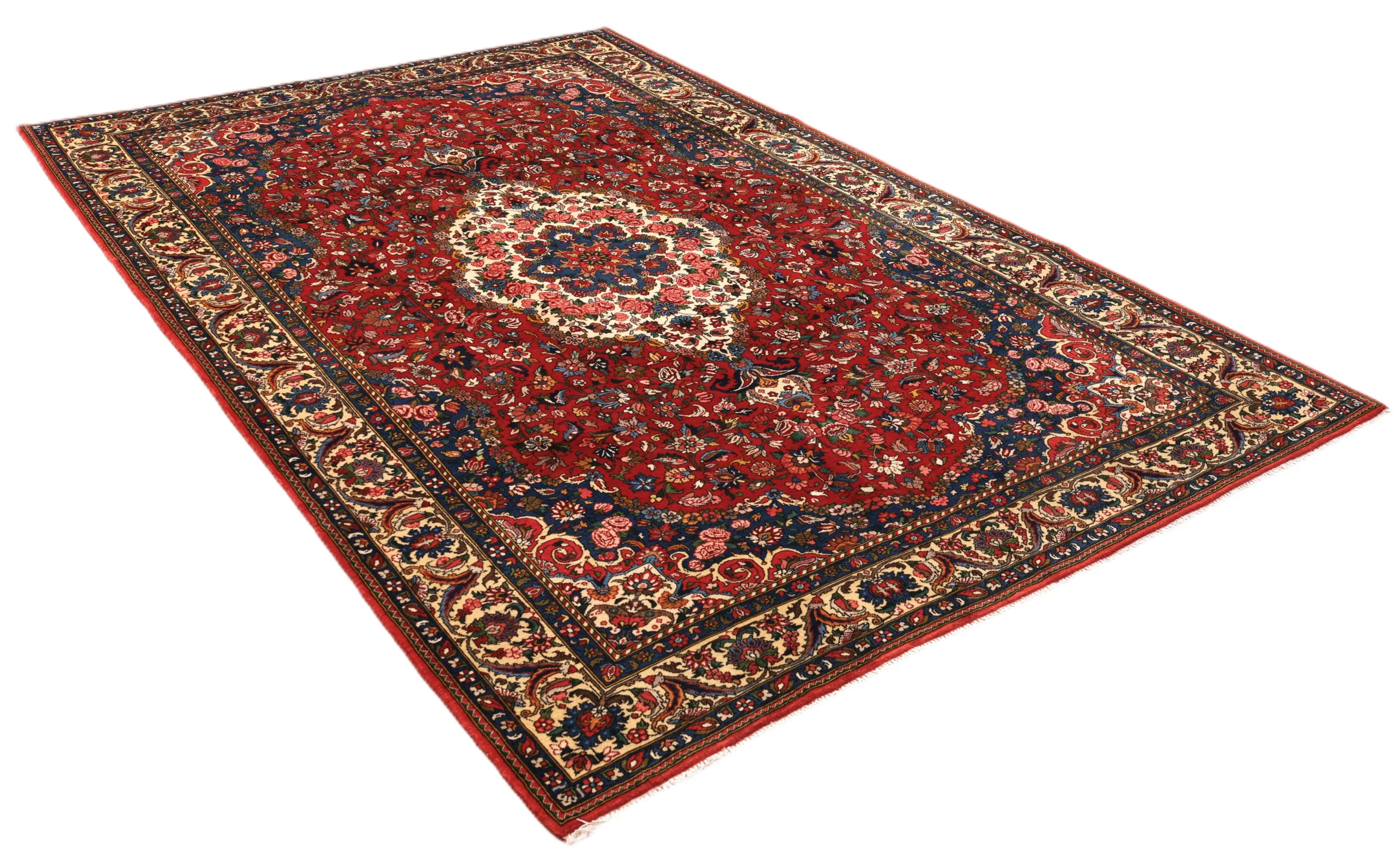 perserteppich-bakhtiari-303-x-203-cm-wolle-handgeknupft-40-scaled Hand-Knotted Wool Bakhtiari Persian Rug, 303 × 203 cm