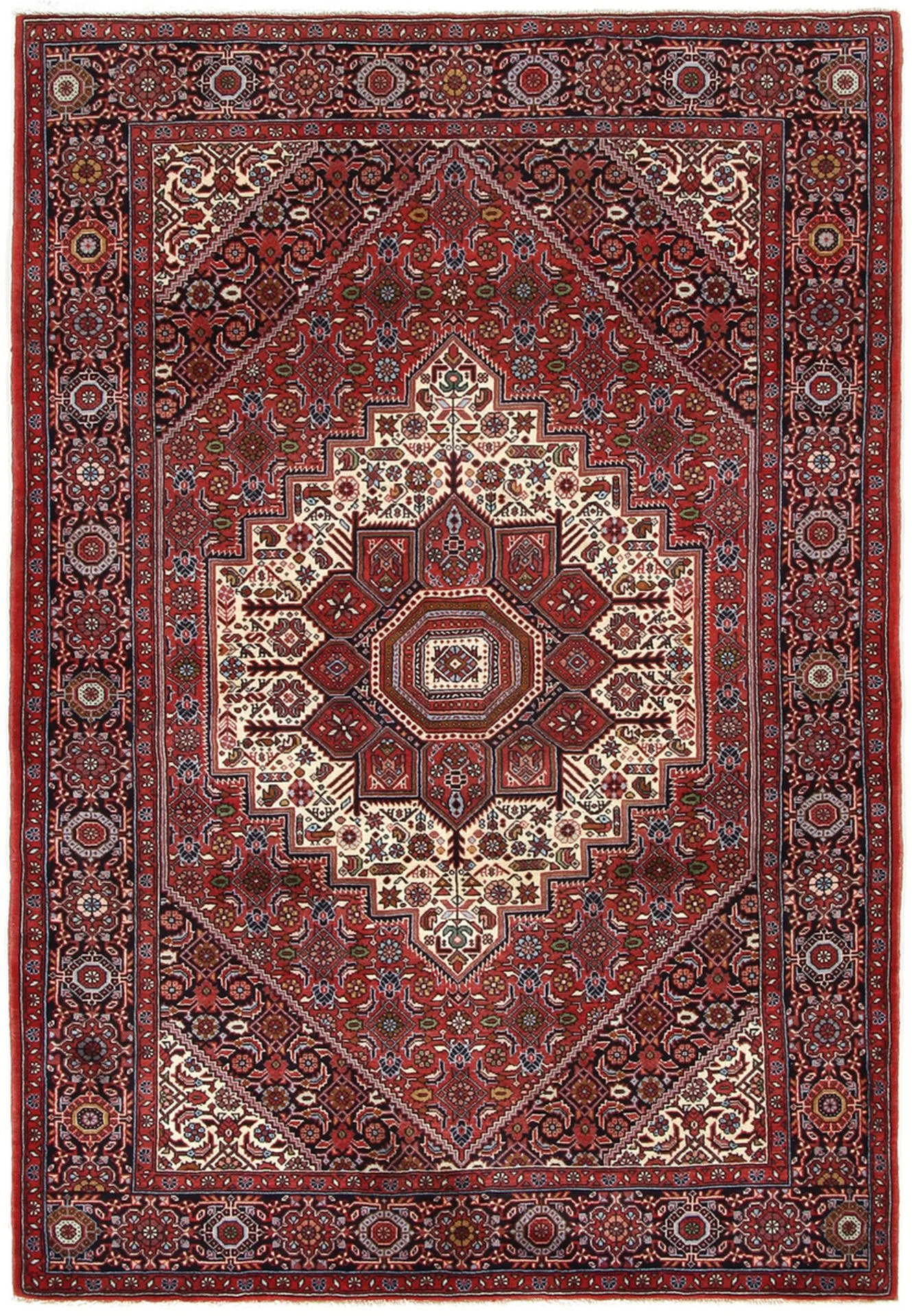 perserteppich-gholtogh-130-x-210-cm-schurwolle-handgeknupft-beige Persian Rug — hand-knotted, 130 × 210 cm, Wool
