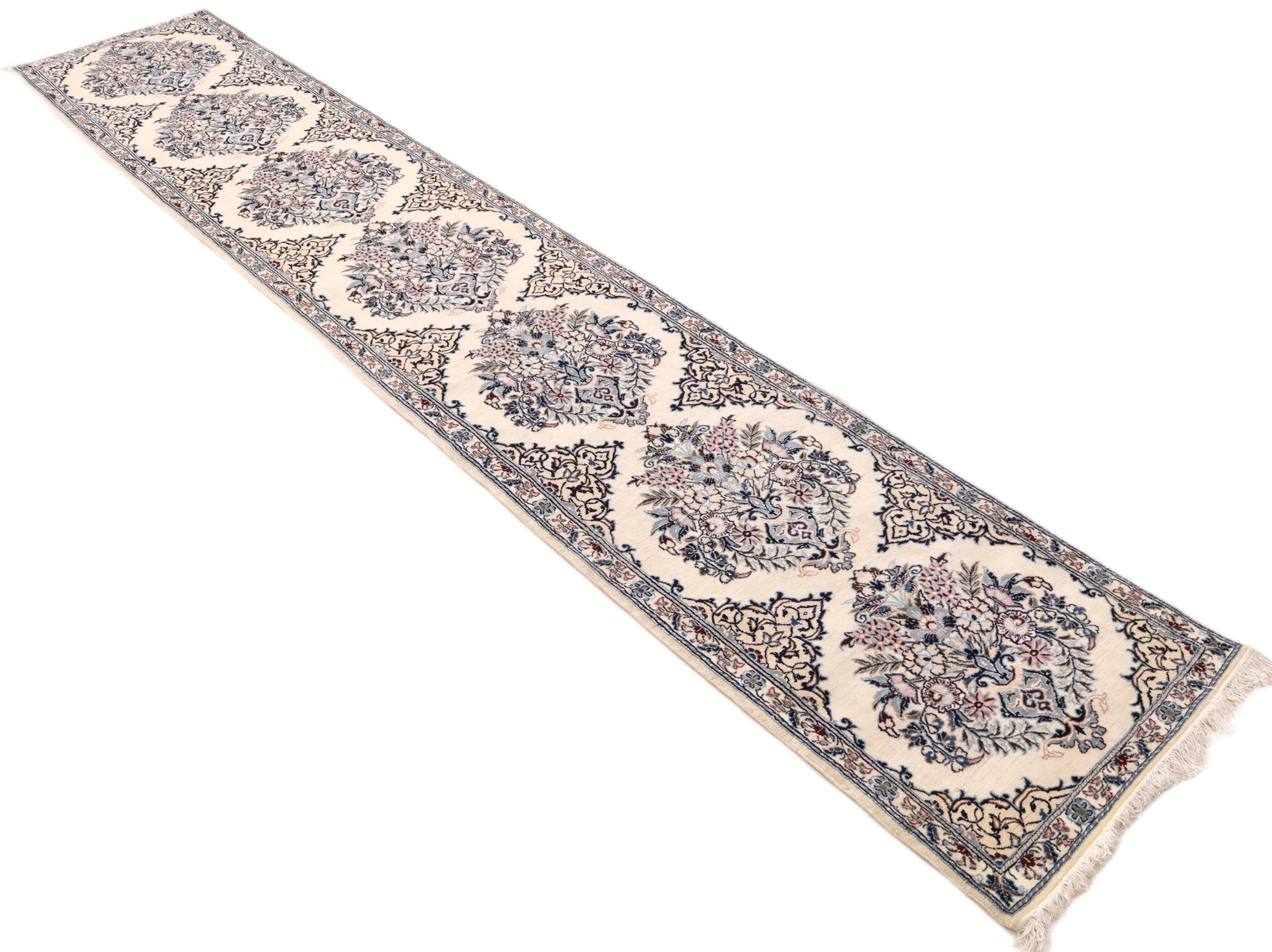 perserteppich-nain-395-x-72-cm-wolle-handgeknupft-laufer-26-scaled Hand-Knotted Wool Nain Persian Rug, 395 × 72 cm